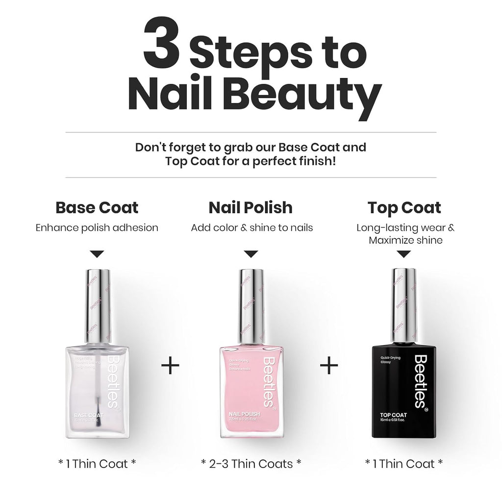 Beetles Jelly Nail Polish Set. 6 Colors Pink Nude Purple Velvet Glow Quick Dry Nail Polish Long Lasting Nail Strengthener Polish Gift for Girls Women : Beauty & Personal Care