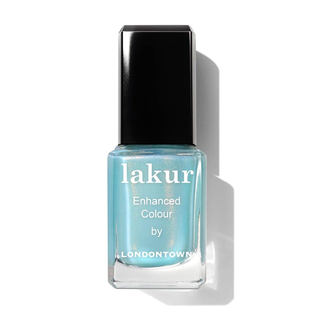 LONDONTOWN Lakur Nail Polish – Blue. Cloud Nine. 0.4 Fl Oz. Long-Lasting. Streak-Free. Chip-Resistant | 21+ Free Non-Toxic Vegan Nail Color. Strengthens & Hydrates Nails : Beauty & Personal Care
