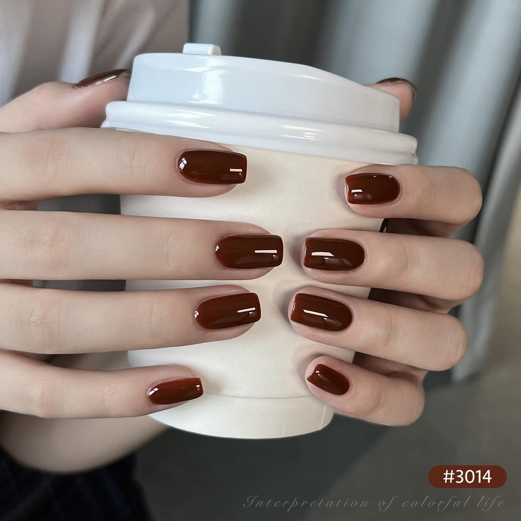 GAOY Nude Brown Gel Nail Polish Set. 6 Colors Beige Chocolate Caramel. UV Cure Gel for DIY Manicure at Home : Beauty & Personal Care