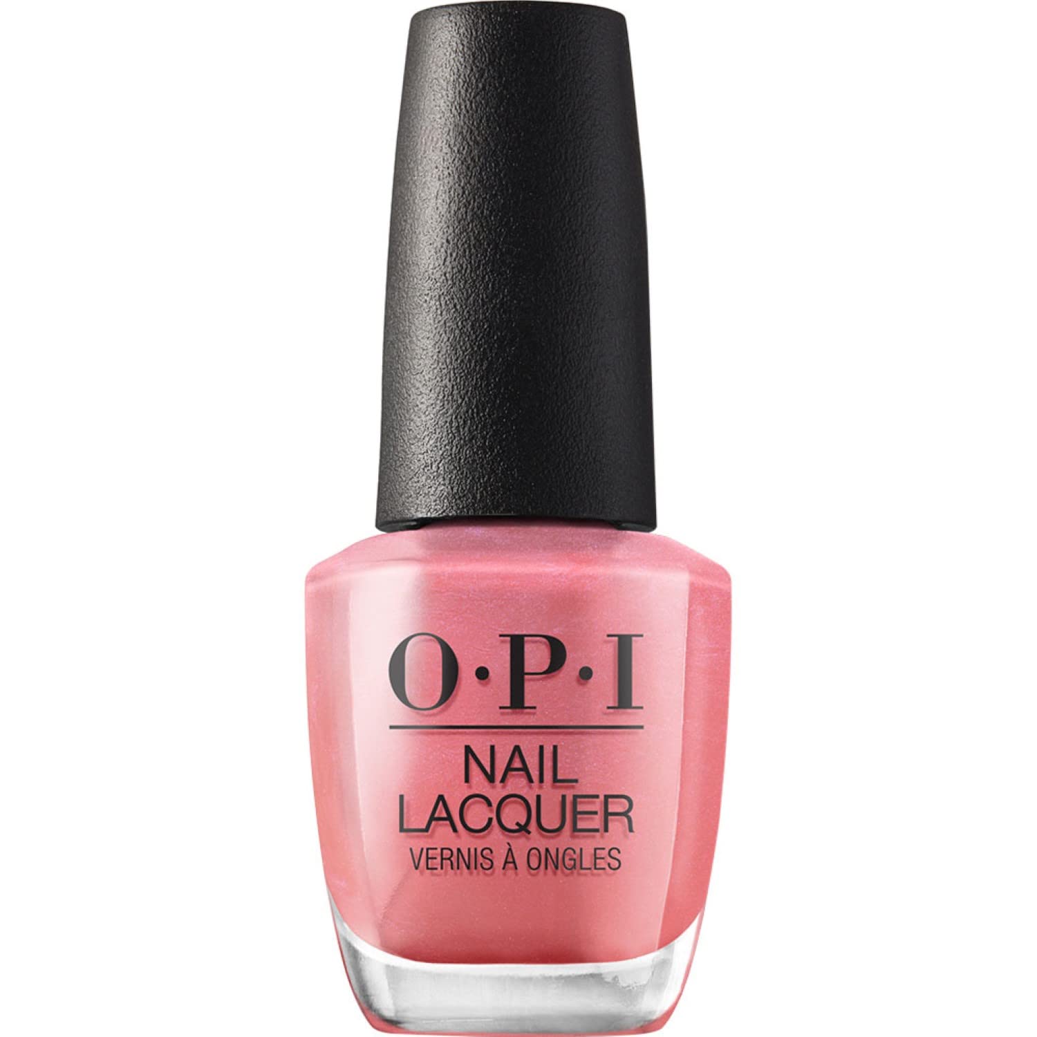 OPI Nail Lacquer Cajun Shrimp | Opaque Bright Orange Crème Chip Resistant Nail Polish | Fast Drying. Streak Free