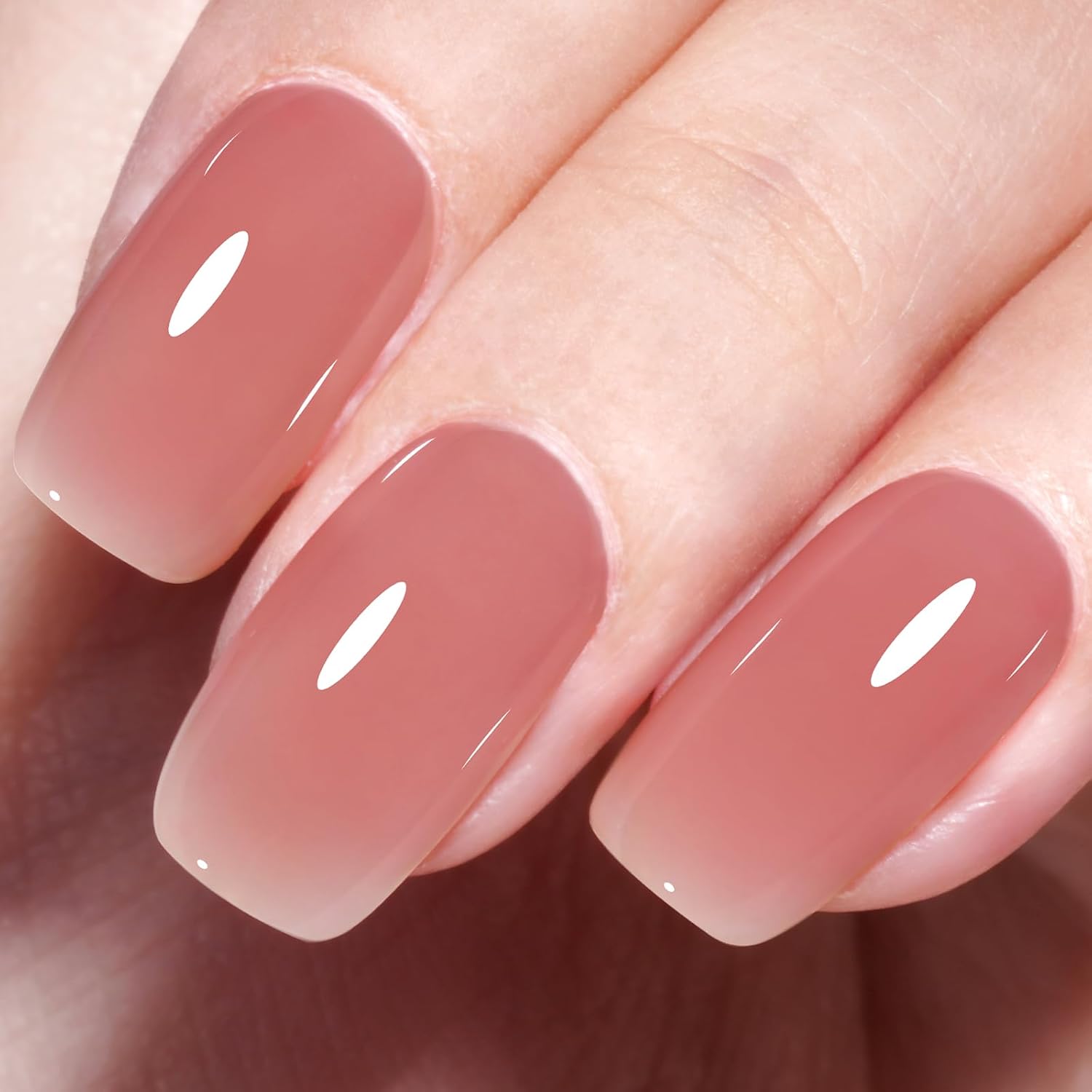 AILLSA Milky Pink Nude Gel Nail Polish. 15ml Translucent Soak Off UV LED Light Cure Gel Polish. Long Lasting for French Nail Art Salon DIY Manicure at Home : Beauty & Personal Care