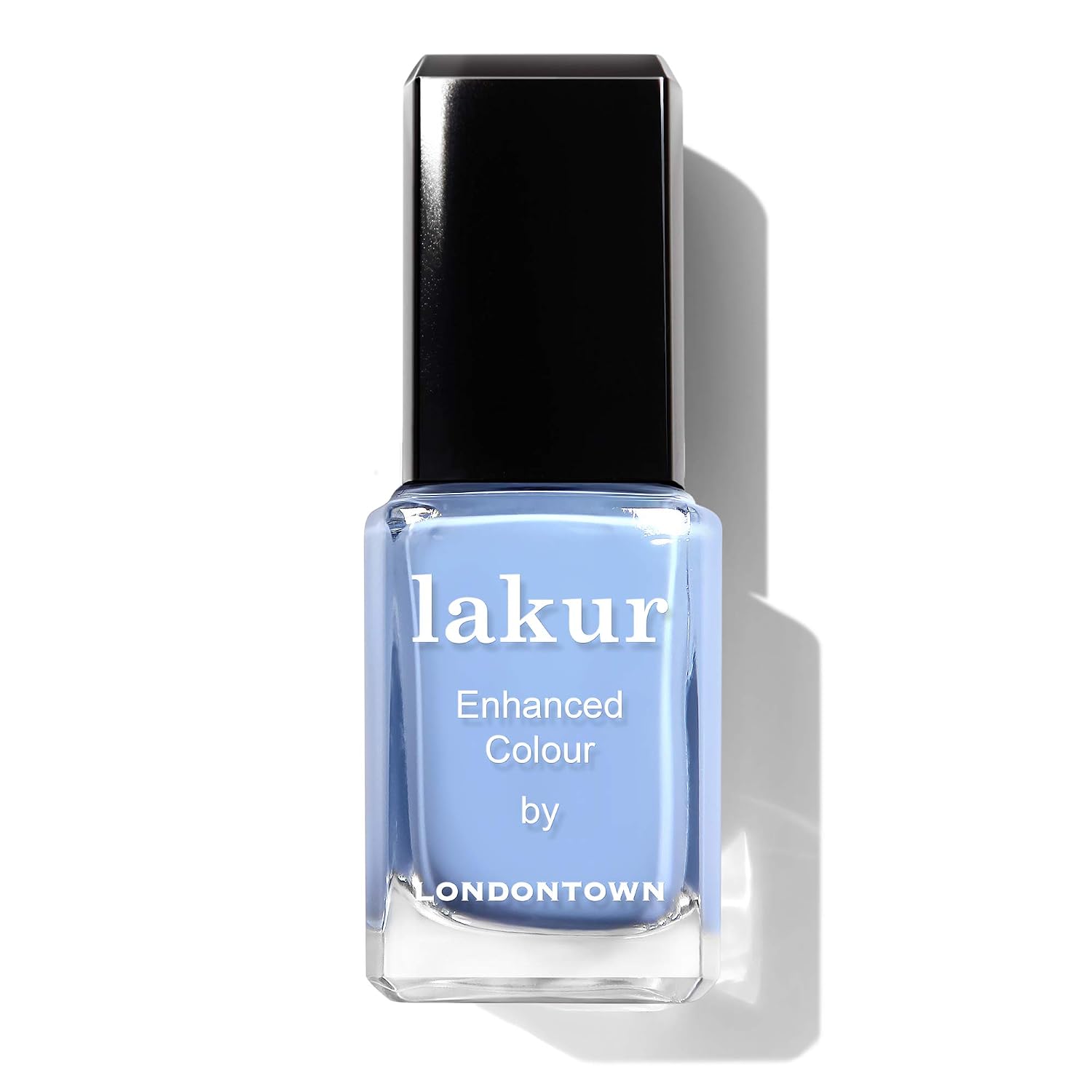 LONDONTOWN Lakur Nail Polish – Blue. Cloud Nine. 0.4 Fl Oz. Long-Lasting. Streak-Free. Chip-Resistant | 21+ Free Non-Toxic Vegan Nail Color. Strengthens & Hydrates Nails : Beauty & Personal Care