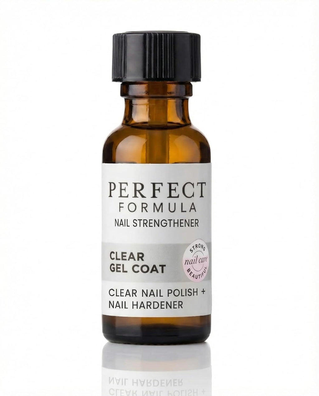 Perfect Formula Ruby Pink Gel Coat - Nail Strengthener. Keratin Nail Treatment. Gemstone Pink Gel Nail Polish - Nail Strengthener for Damaged Nails - Made In The USA .60 fl oz. : Beauty & Personal Care
