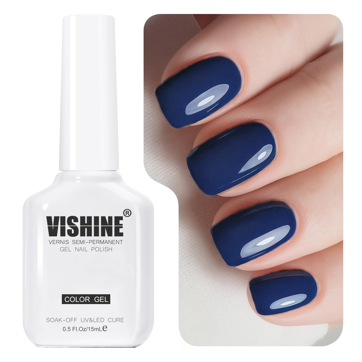 Vishine Nail Gel Polish. 15ml Soak Off Nail Gel Polish Nail Art Manicure Salon DIY at Home Long-lasting - Hot Pink 0.5 OZ : Beauty & Personal Care