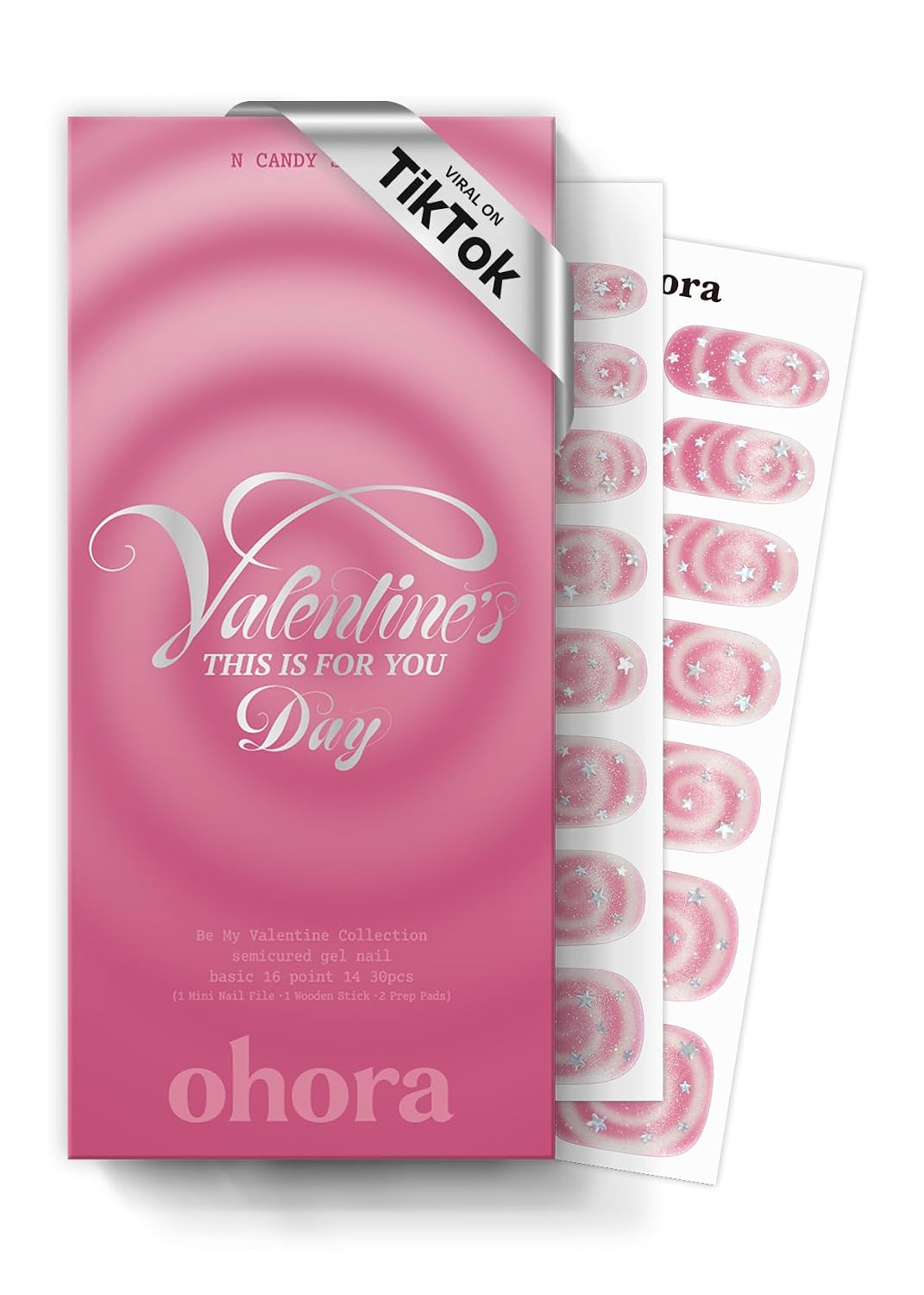 ohora Semi Cured Gel Nail Strips (N Essential French) - White. French. Works with Any UV/LED Lamps. Salon-Quality. Long Lasting. Easy to Apply & Remove - Includes 2 Prep Pads. Nail File & Wooden Stick : Beauty & Personal Care