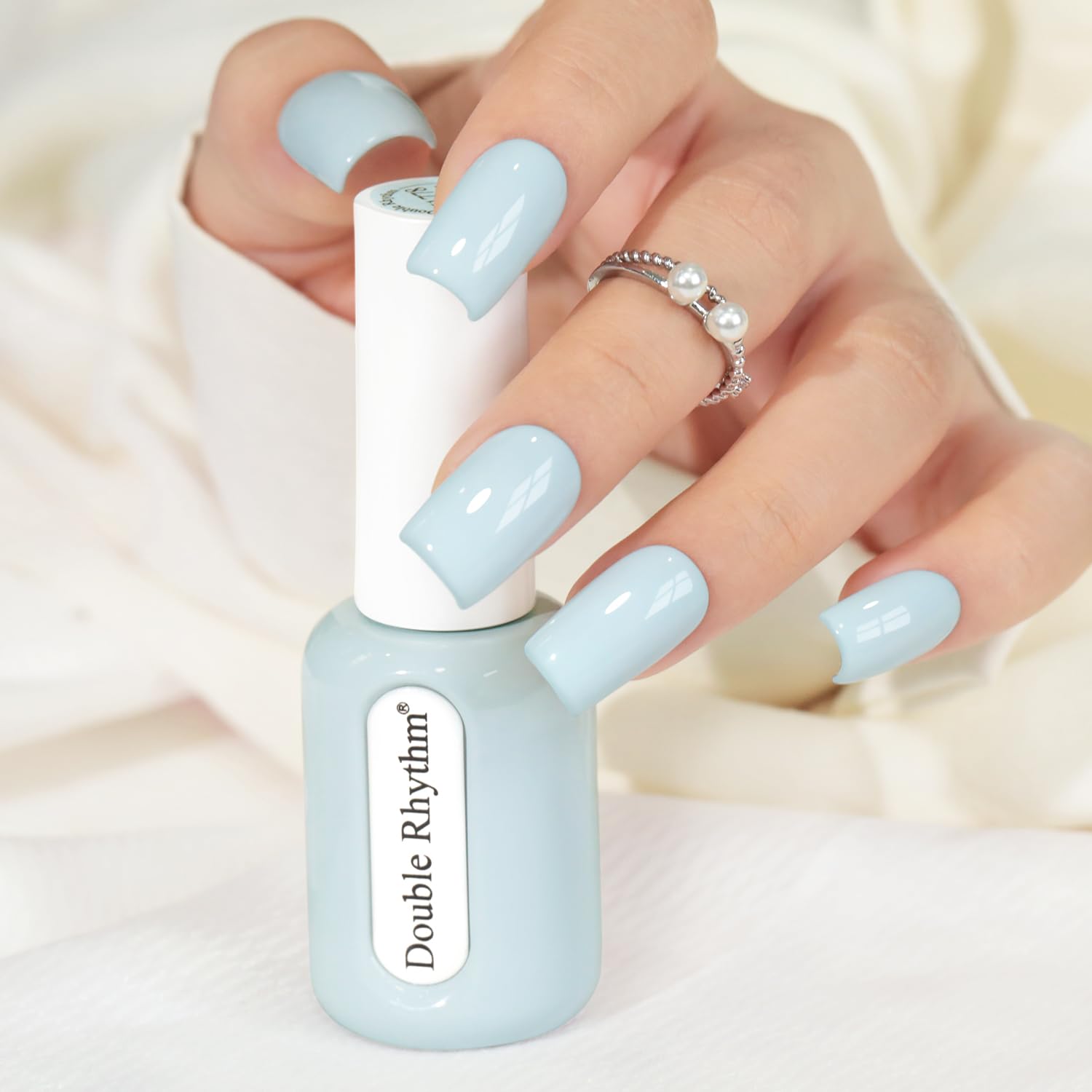 Double Rhythm 0.50 OZ Gel Polish Hema Free Same Color Same Bottle Golden Round Translucent Neutral Natural Milky 15 ML Jelly UV Polish Art DIY at Home (Bright Pink-H1040) : Beauty & Personal Care