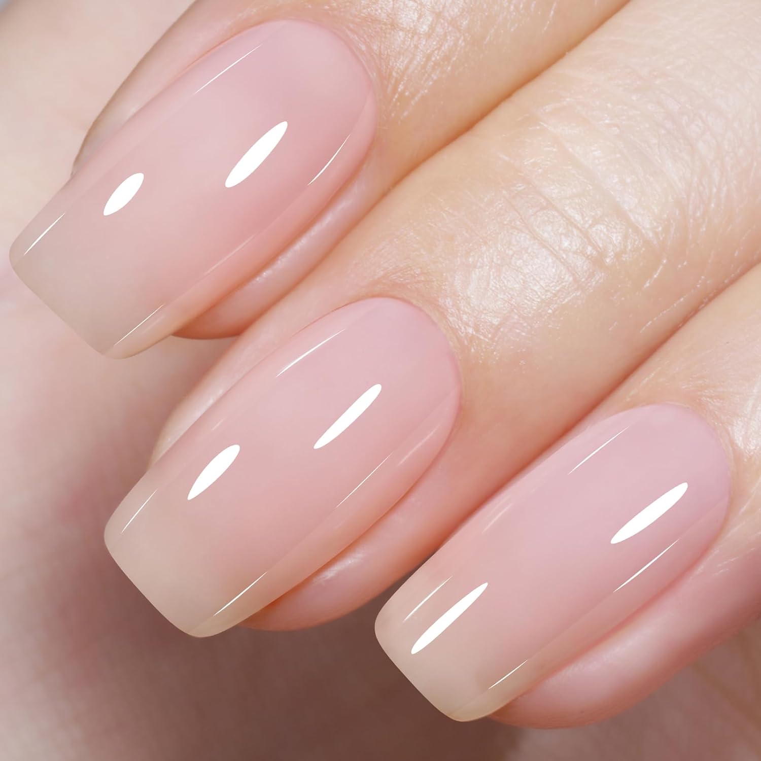 AILLSA Milky Pink Nude Gel Nail Polish. 15ml Translucent Soak Off UV LED Light Cure Gel Polish. Long Lasting for French Nail Art Salon DIY Manicure at Home : Beauty & Personal Care