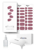 ohora Semi Cured Gel Nail Strips (N Cream Window) - Green. Solid. Works with Any UV/LED Lamps. Salon-Quality. Long Lasting. Easy to Apply & Remove - Includes 2 Prep Pads. Nail File & Wooden Stick : Beauty & Personal Care