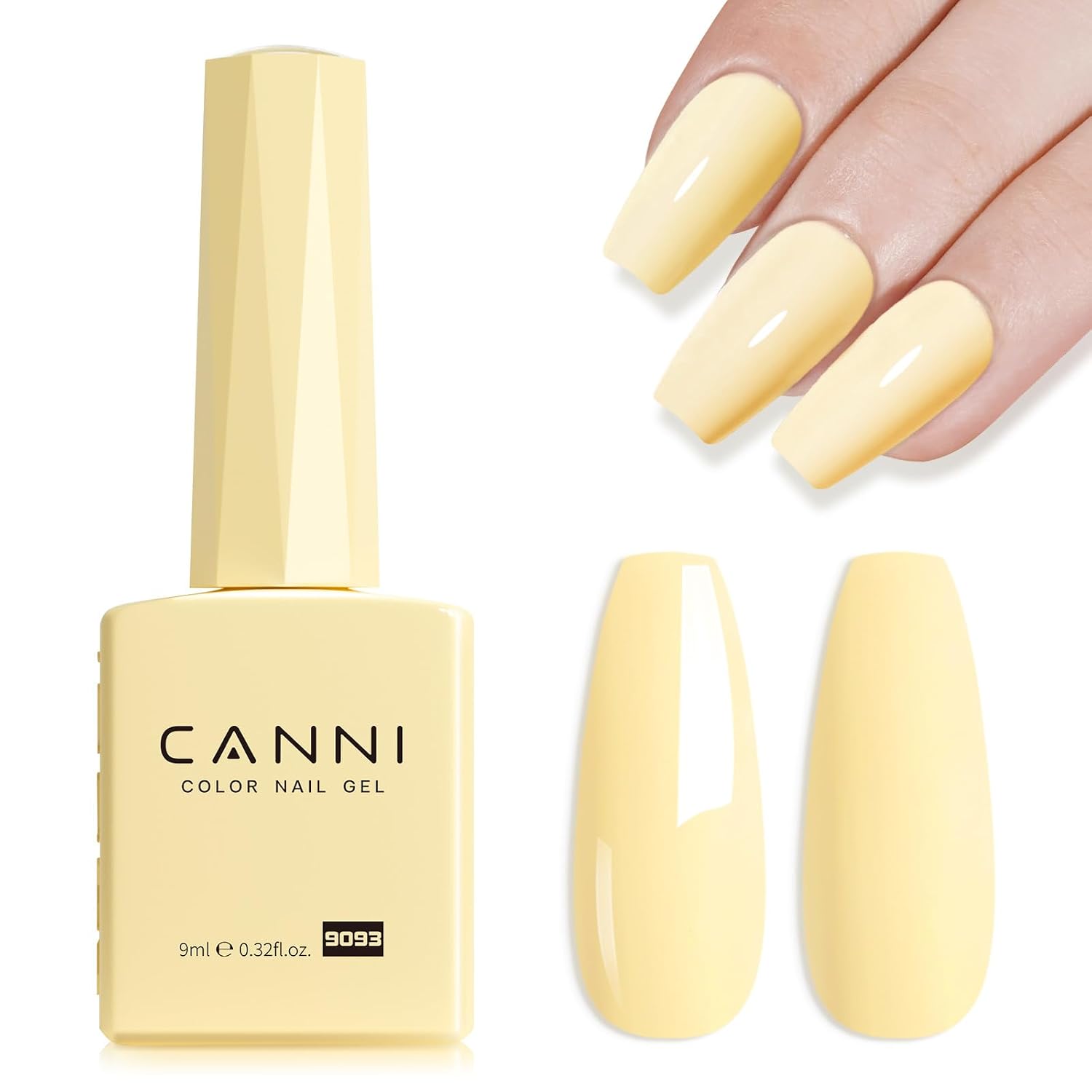 CANNI Light Pink Gel Nail Polish. 1Pcs Baby Pink Gel Polish Soft Pale Color High Gloss Soak Off U V Nail Manicure Salon DIY : Beauty & Personal Care
