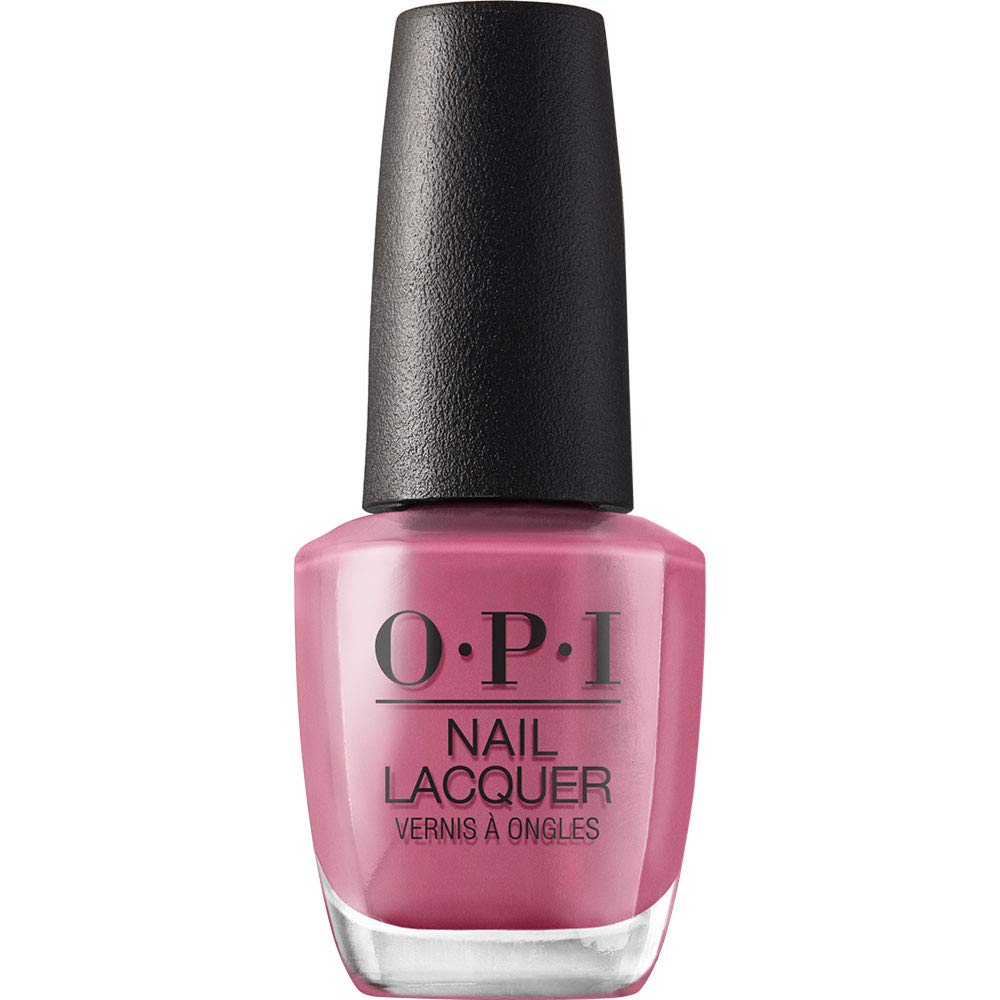 OPI Nail Lacquer Strawberry Margarita | Opaque Bright Pink Crème Chip Resistant Nail Polish | Fast Drying. Streak Free