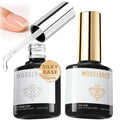 modelones Gel Nail Polish Kit -6 Colors Nude Pink Milky White Gel Polish Set Skin Tones Neutral Brown Soak Off Gel Nail Kit Manicure DIY Nail Art Salon Home Gift : Beauty & Personal Care