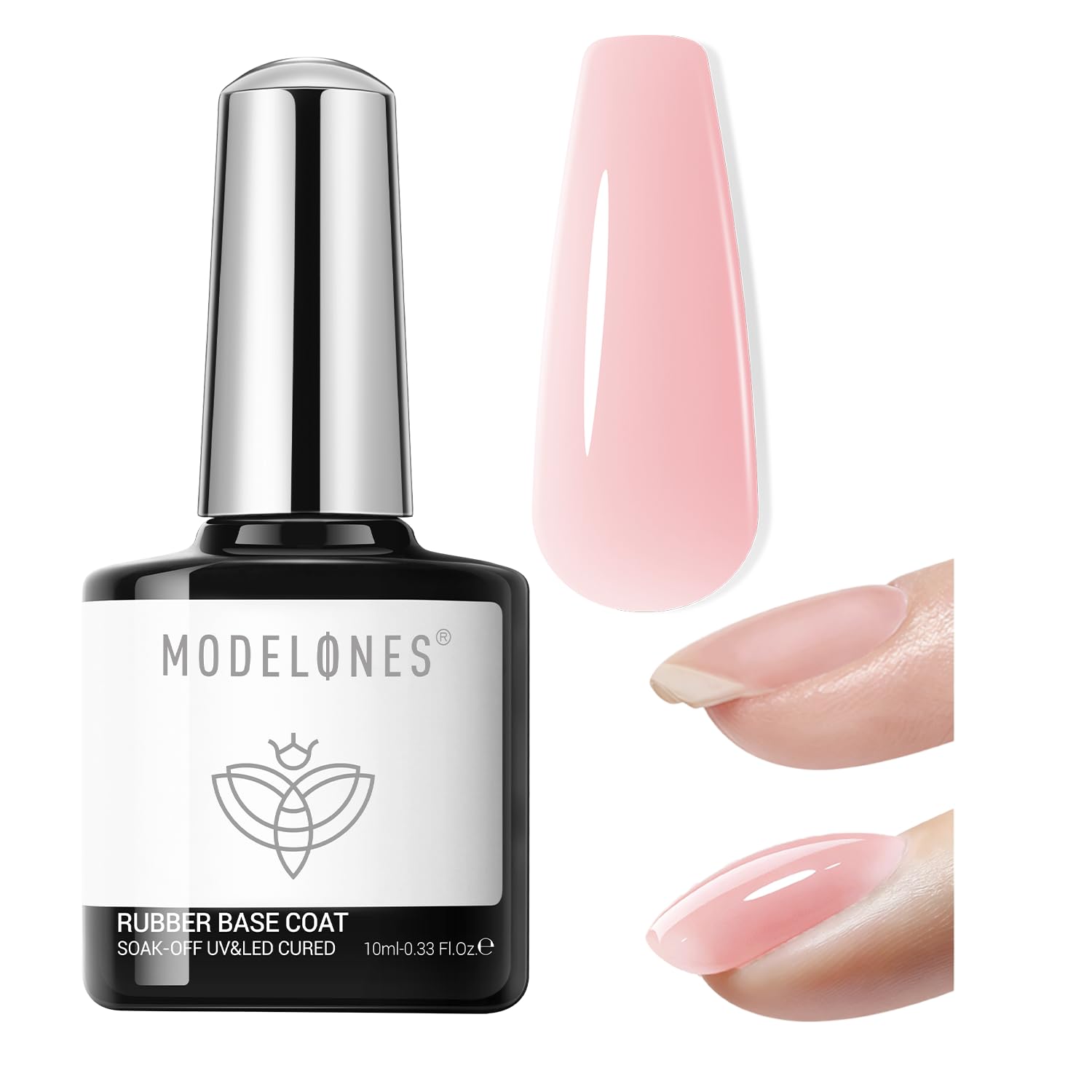 modelones Gel Top Coat. 15 ml 2026 Upgrade Super Shiny Base and Top Coat Set. Soak Off Nail Lamp Acid Free No Wipe Clear Base Top Gel Nail Polish : Beauty & Personal Care