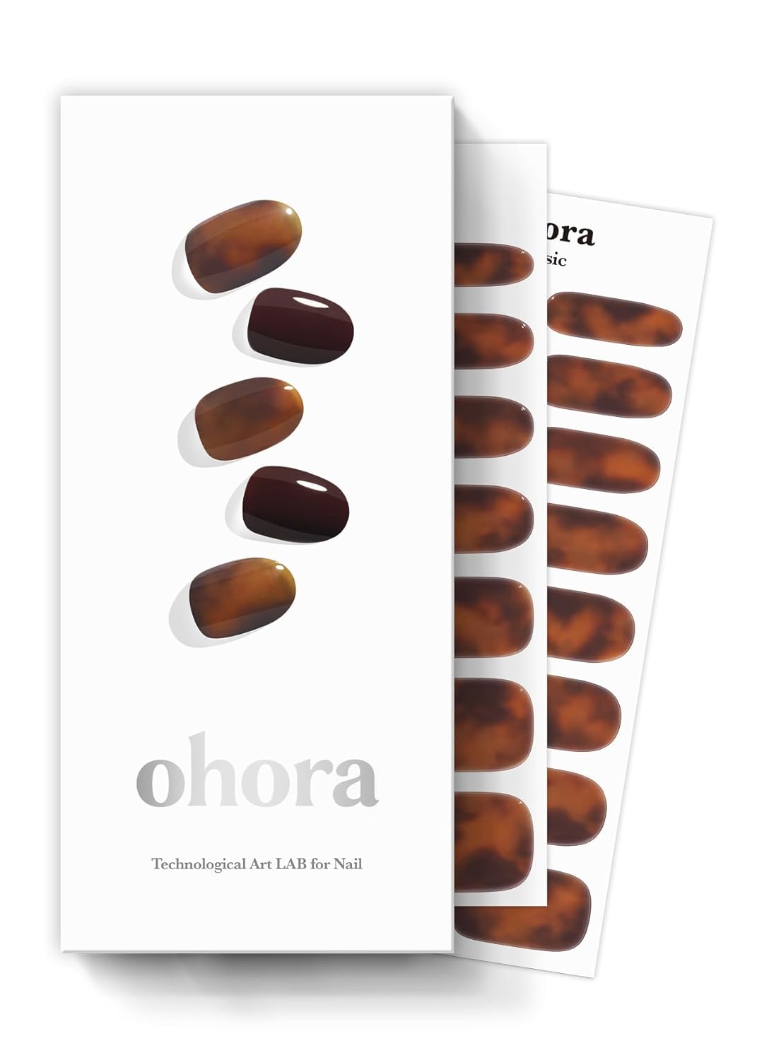 ohora Semi Cured Gel Nail Strips (N Essential French) - White. French. Works with Any UV/LED Lamps. Salon-Quality. Long Lasting. Easy to Apply & Remove - Includes 2 Prep Pads. Nail File & Wooden Stick : Beauty & Personal Care