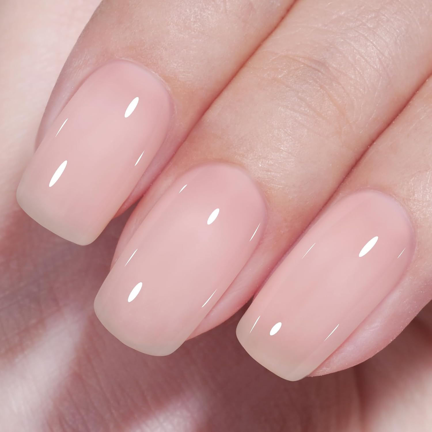 AILLSA Milky Pink Nude Gel Nail Polish. 15ml Translucent Soak Off UV LED Light Cure Gel Polish. Long Lasting for French Nail Art Salon DIY Manicure at Home : Beauty & Personal Care