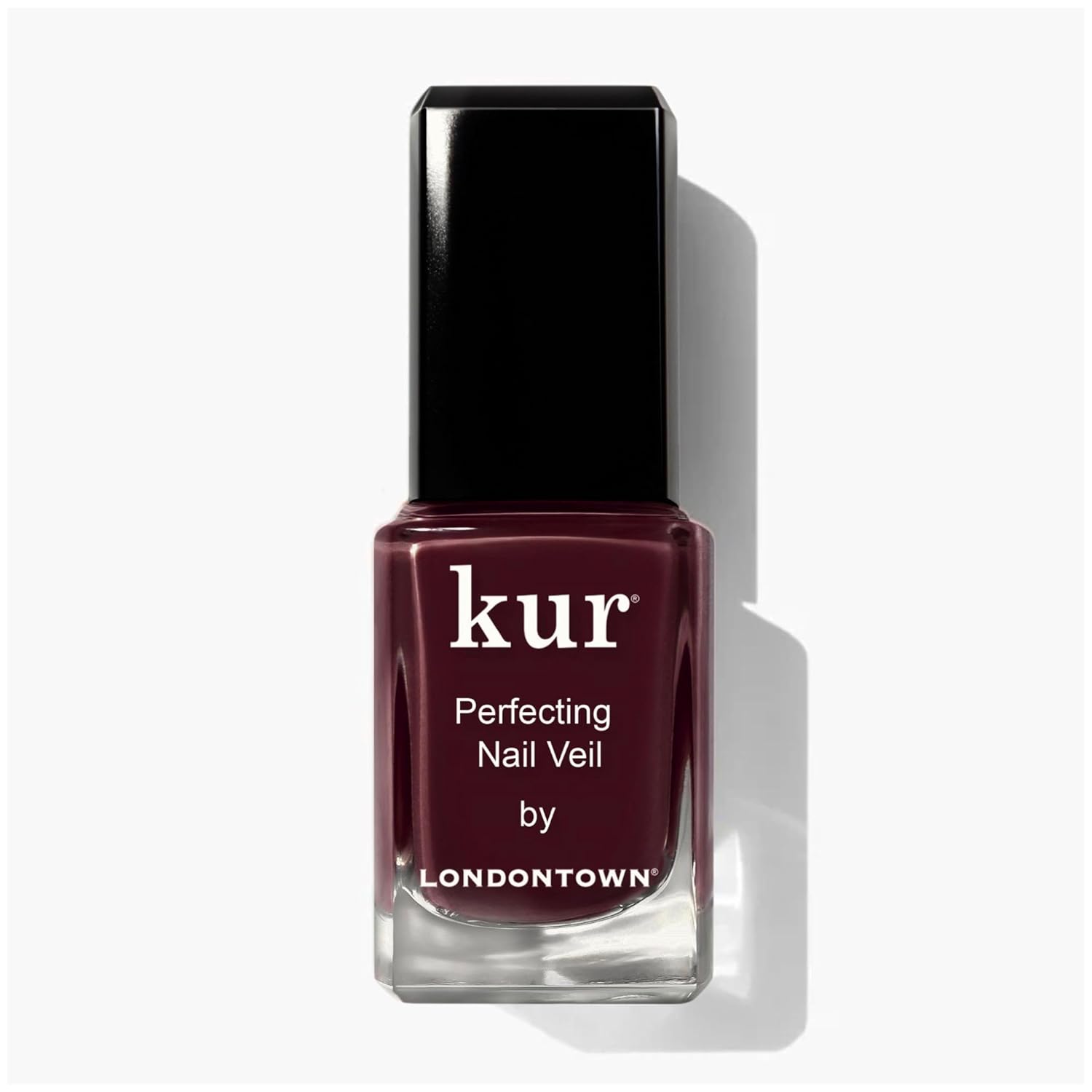 LONDONTOWN Perfecting Nail Veil. Sheer. Buildable Nail Tint Plus Nail Strengthener. Hydrates & Conditions Nails. #3 Violet Mauve Tint. 0.4 Fl Oz : Beauty & Personal Care