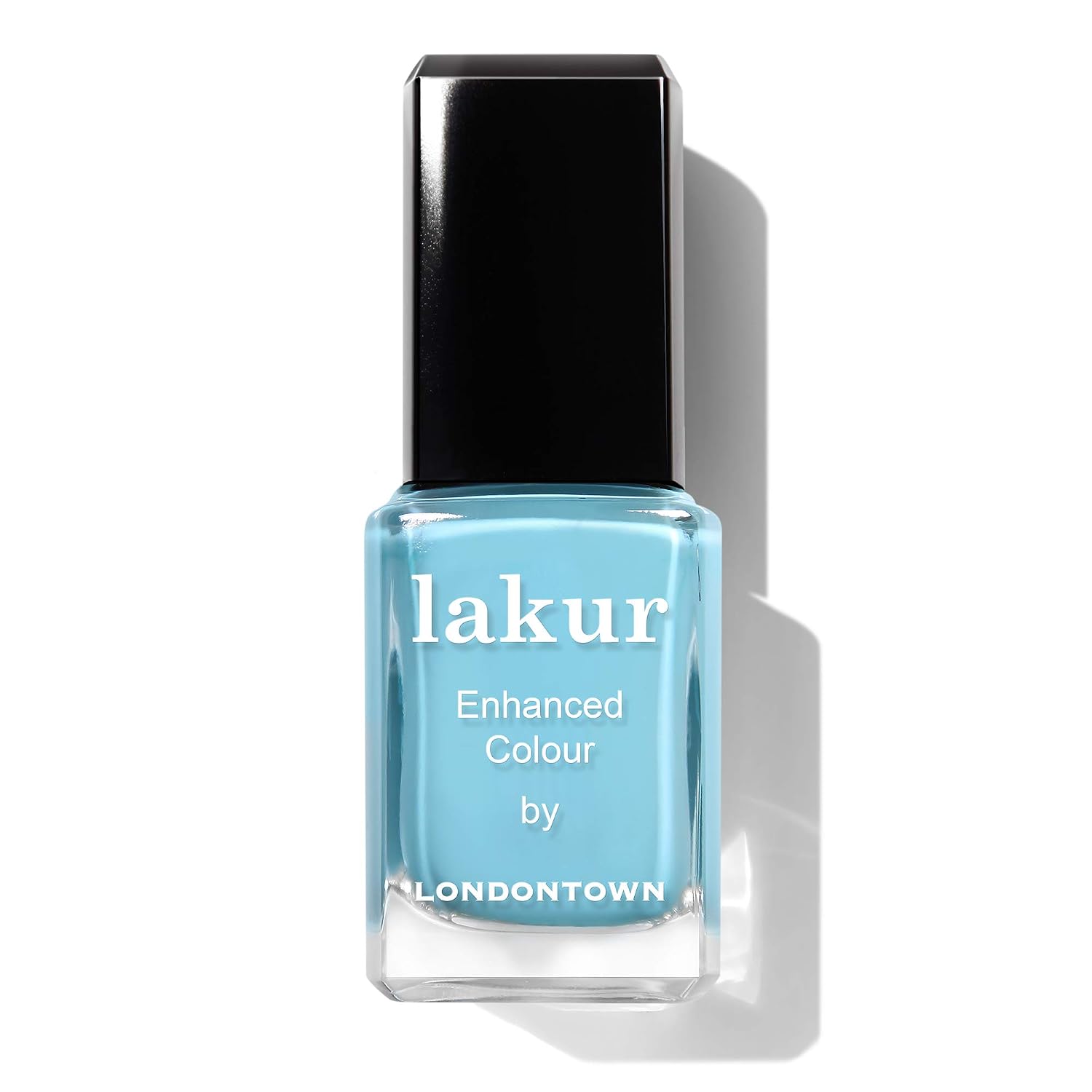 LONDONTOWN Lakur Nail Polish – Blue. Cloud Nine. 0.4 Fl Oz. Long-Lasting. Streak-Free. Chip-Resistant | 21+ Free Non-Toxic Vegan Nail Color. Strengthens & Hydrates Nails : Beauty & Personal Care