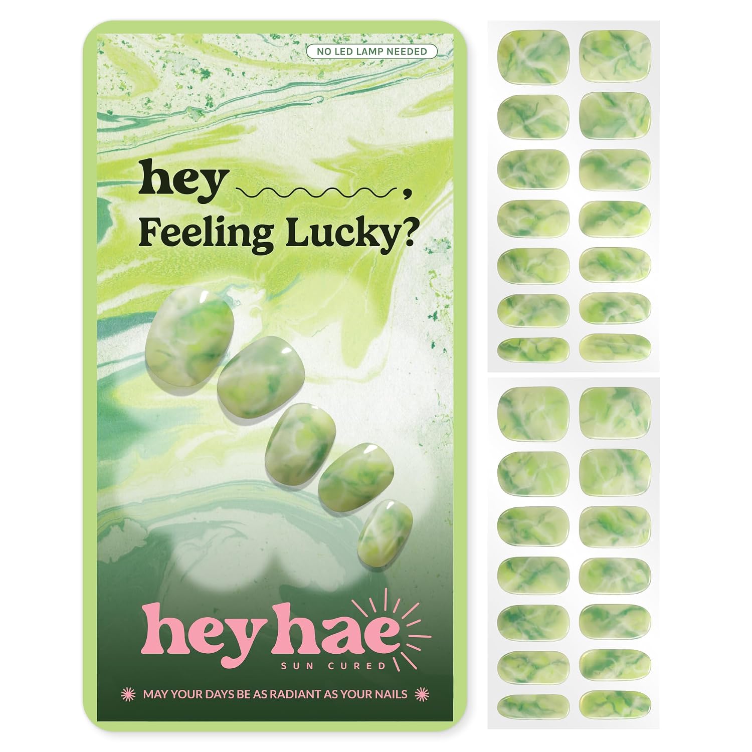 Heyhae Semi Cured Gel Nail Strips | No LED Lamp Needed | Solid. Pink. Spring | Easy Apply & Remove. Salon Quality | Includes 28 Strips. 1 Prep Pads. Nail File & Wooden stick - Hey. Strawberry Picking? : Beauty & Personal Care