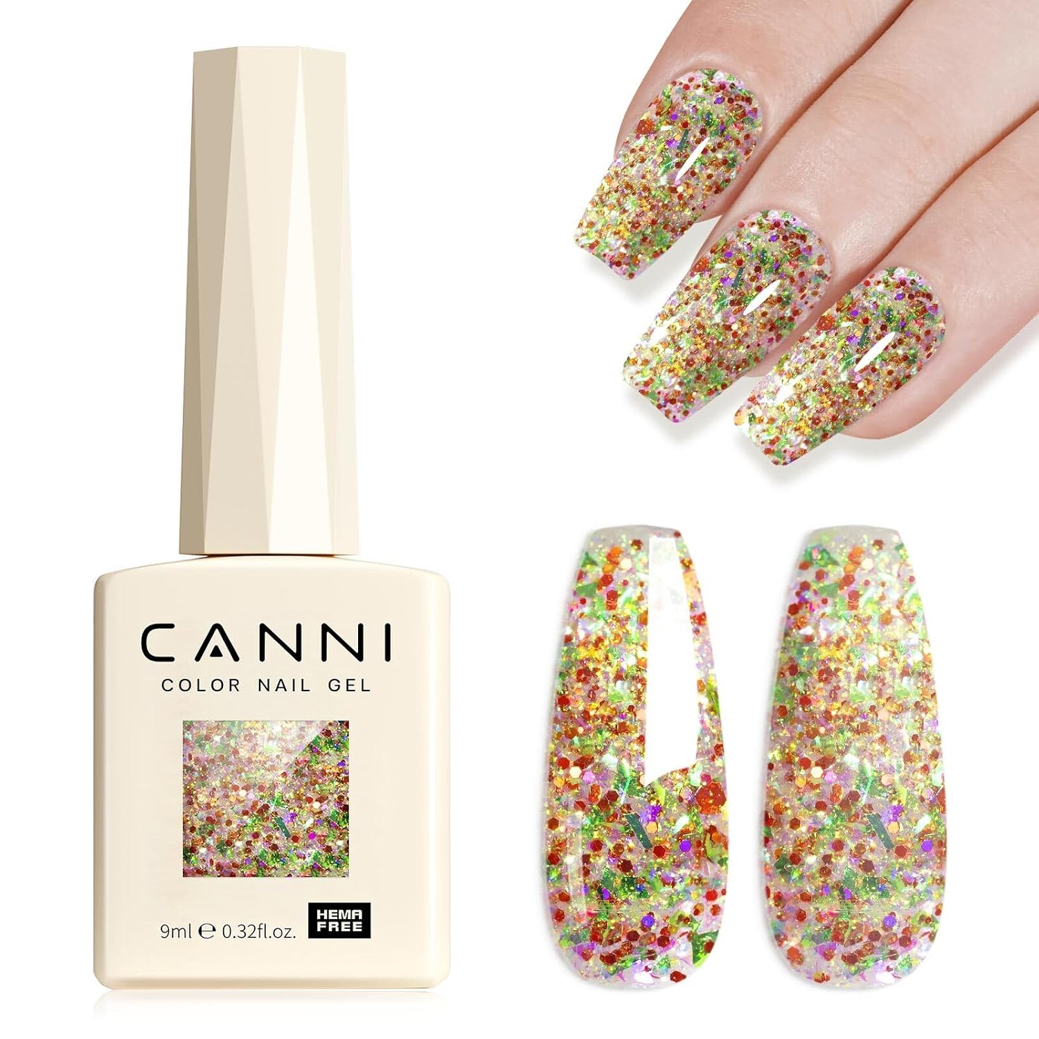 CANNI Light Pink Gel Nail Polish. 1Pcs Baby Pink Gel Polish Soft Pale Color High Gloss Soak Off U V Nail Manicure Salon DIY : Beauty & Personal Care