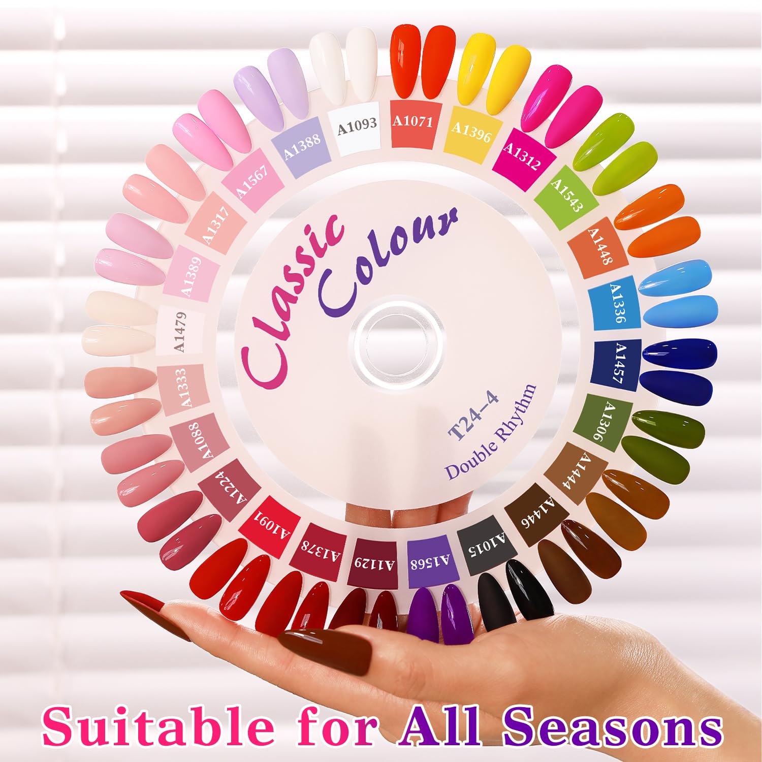 Double Rhythm 28Pcs 0.5Oz Gel Nail Polish Set Same Color Same Bottle Gel Polish Kit Nail Art Manicure Salon DIY at Home for Women (Red Pink Collection-T24-4) : Beauty & Personal Care