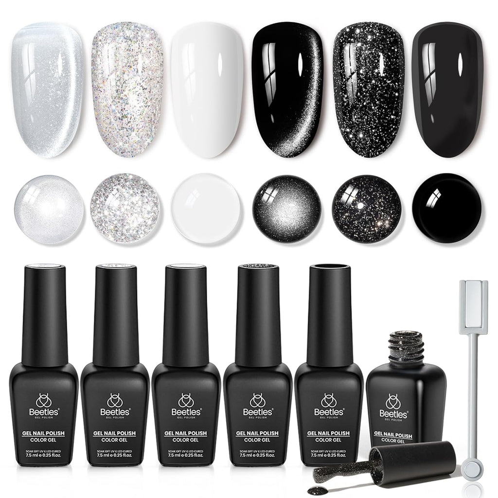 beetles Gel Polish Whispers of Love Jelly Gel Nail Polish Set - 6 Colors Milky White Nude Pink Neutral Sheer Translucent Soak Off UV Gel Nail Kit. Nail Concealer for Salon DIY Manicure Gift Women : Beauty & Personal Care