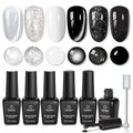 beetles Gel Polish Whispers of Love Jelly Gel Nail Polish Set - 6 Colors Milky White Nude Pink Neutral Sheer Translucent Soak Off UV Gel Nail Kit. Nail Concealer for Salon DIY Manicure Gift Women : Beauty & Personal Care