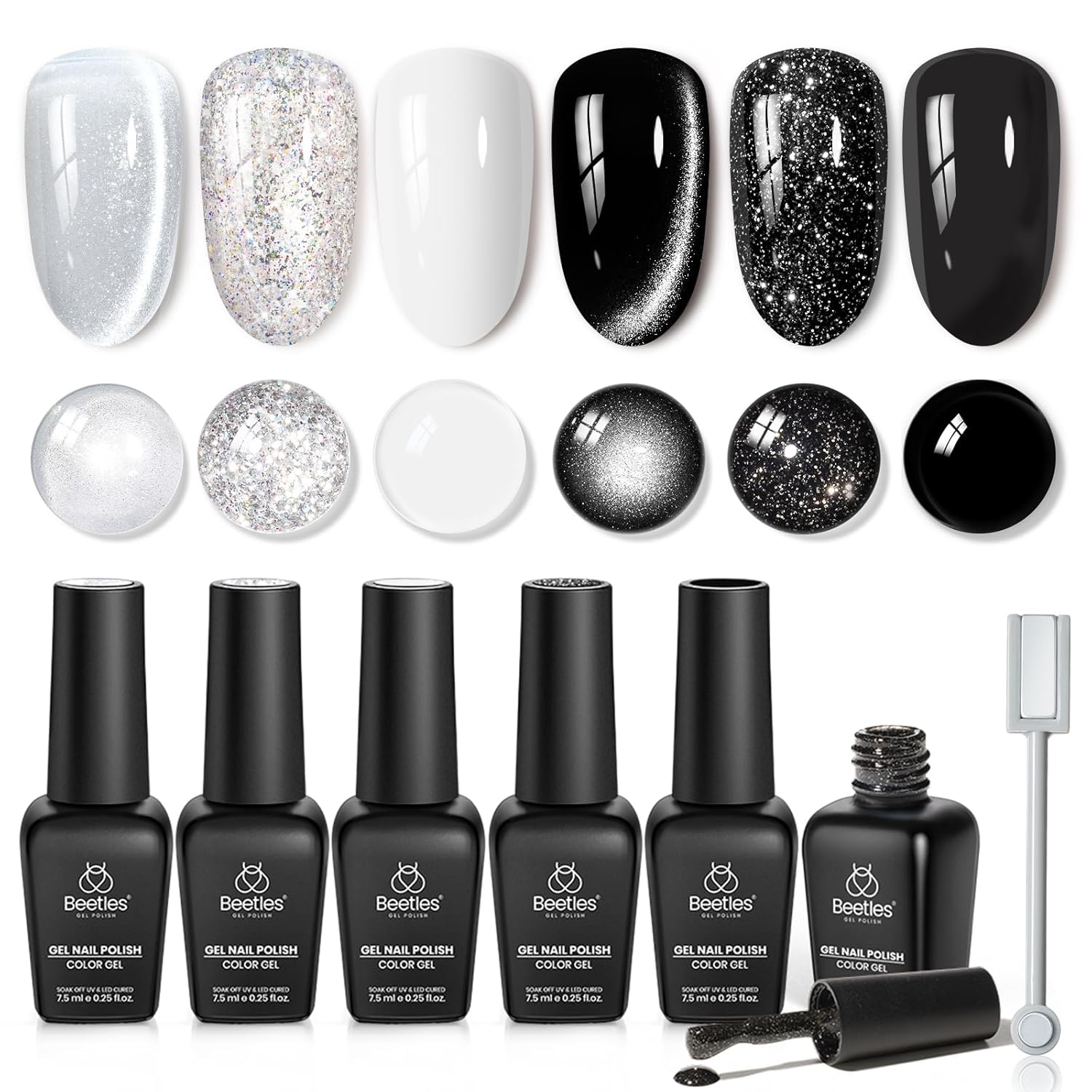 beetles Gel Polish Whispers of Love Jelly Gel Nail Polish Set - 6 Colors Milky White Nude Pink Neutral Sheer Translucent Soak Off UV Gel Nail Kit. Nail Concealer for Salon DIY Manicure Gift Women : Beauty & Personal Care