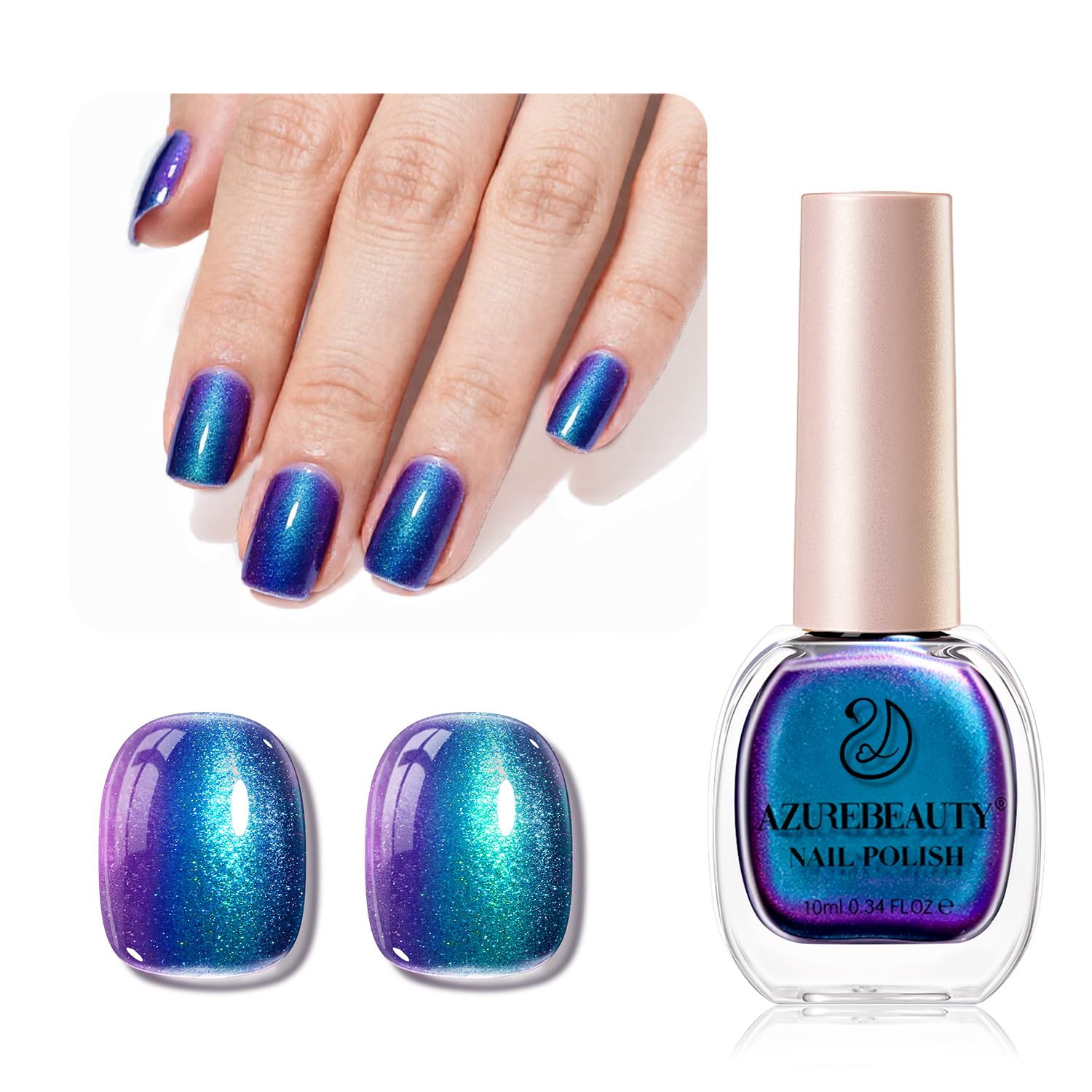 AZUREBEAUTY Milky White Translucent Nail Polish – Quick Dry. Long-Lasting. Natural Jelly Glossy Finish for DIY Manicure & Nail Art. Salon Quality for Women : Beauty & Personal Care