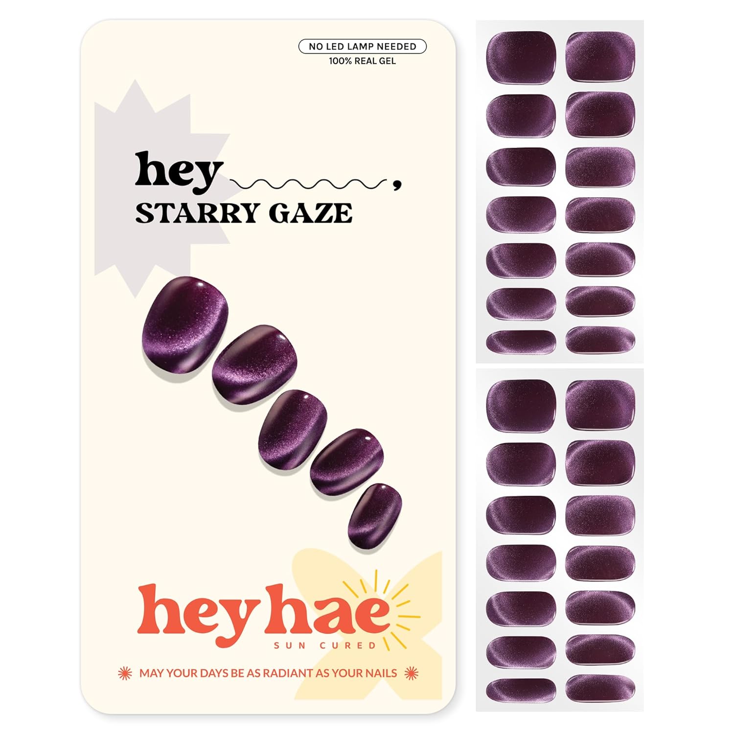 Heyhae Semi Cured Gel Nail Strips | No LED Lamp Needed | Solid. Pink. Spring | Easy Apply & Remove. Salon Quality | Includes 28 Strips. 1 Prep Pads. Nail File & Wooden stick - Hey. Strawberry Picking? : Beauty & Personal Care
