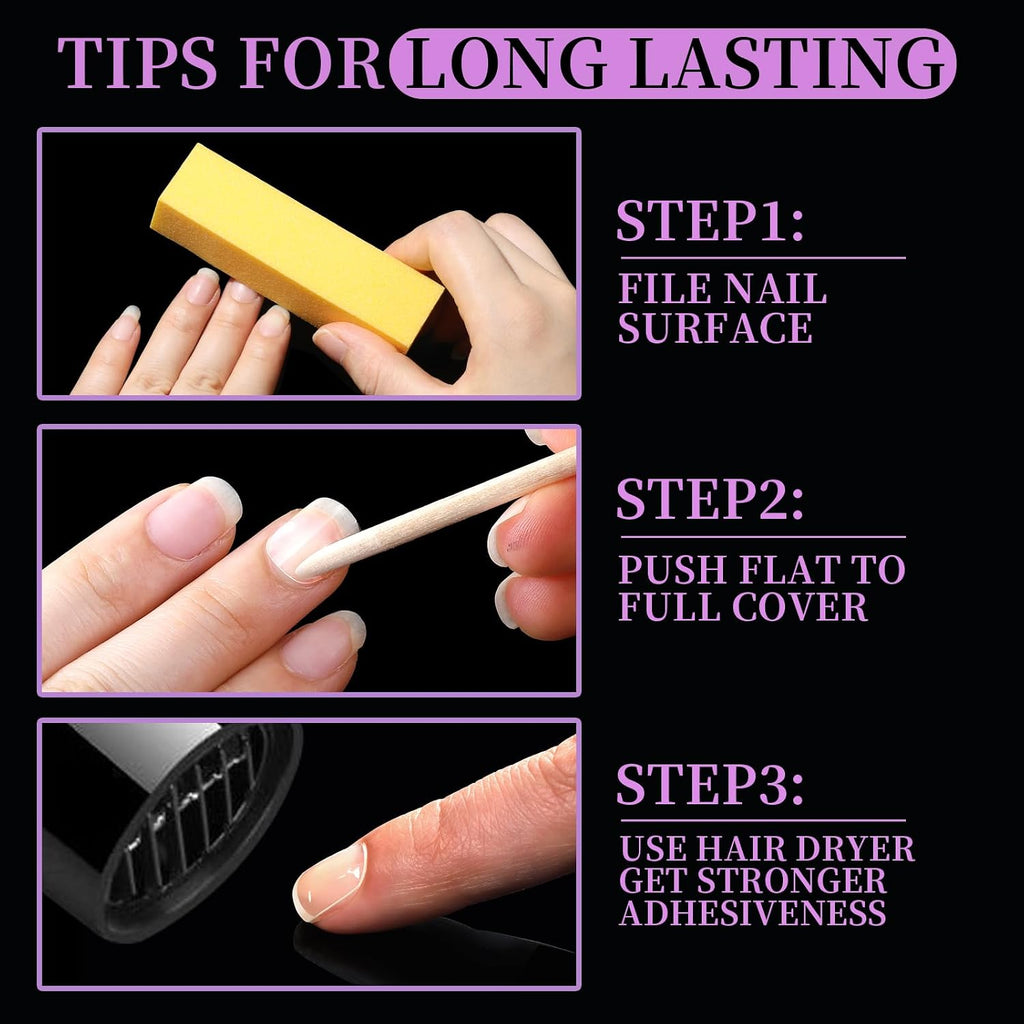 Teenitor 600pcs Press on Nail Adhesive Tabs. 15 Sizes of Nail Stickers for Press ons. Press on Nails Glue Stickers Press on Nail Sticky Tabs. Clear/Yellow : Beauty & Personal Care