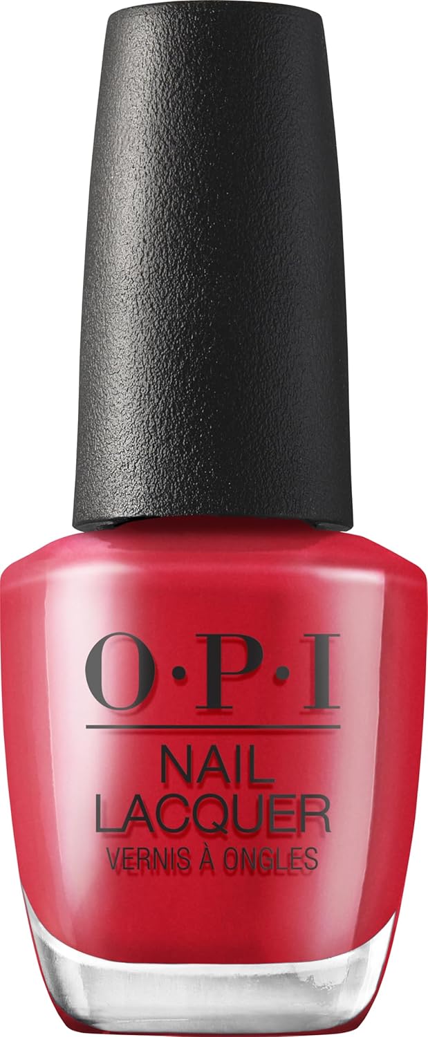 OPI Nail Lacquer Cajun Shrimp | Opaque Bright Orange Crème Chip Resistant Nail Polish | Fast Drying. Streak Free