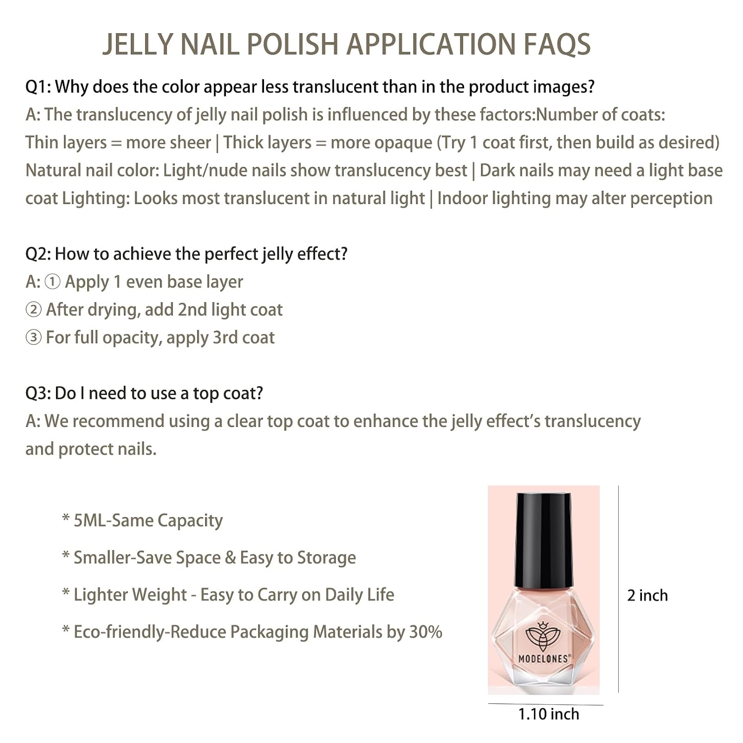 modelones Nail Polish Set 6 Colors Nude Nail Polish Jelly Set Red Pink Quick Dry Spring Summer Nail Polish 5ml (Sheer Nude Set) : Beauty & Personal Care