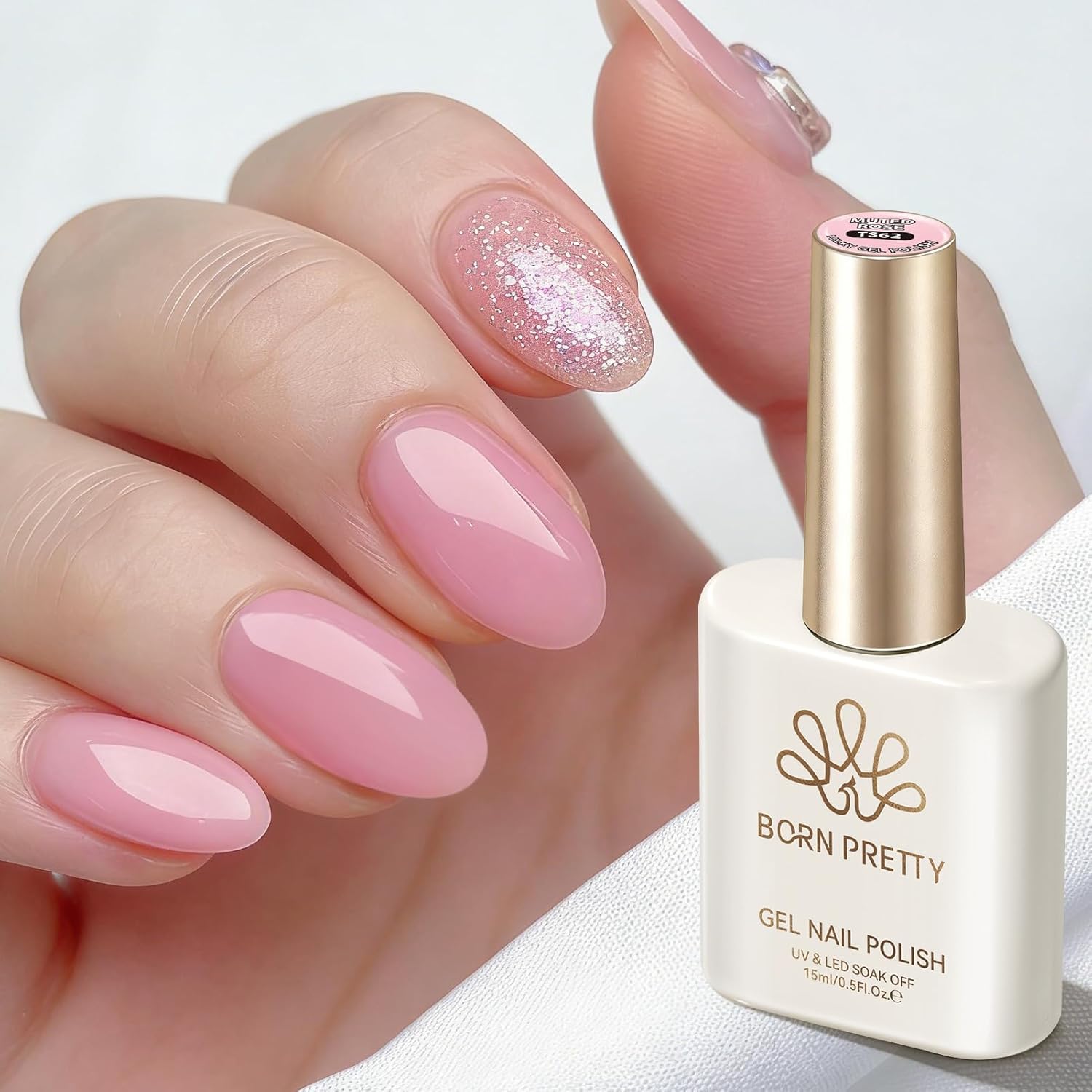 Born Pretty Nude Gel Nail Polish Jelly Light Nude Gel Polish.Sheer Translucent Skin Stone Natural Long Lasting Soak Off Gel Polish Nail Art DIY 15ML : Beauty & Personal Care