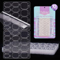 BTArtbox Nail Adhesive Tabs for Press On Nails - 10 Sheets 15 Sizes Ultra Thin & Waterproof Nail Stickers for Fake Nails. 300PCS Double Sided Jelly Nail Sticky Tabs for Manicure : Beauty & Personal Care