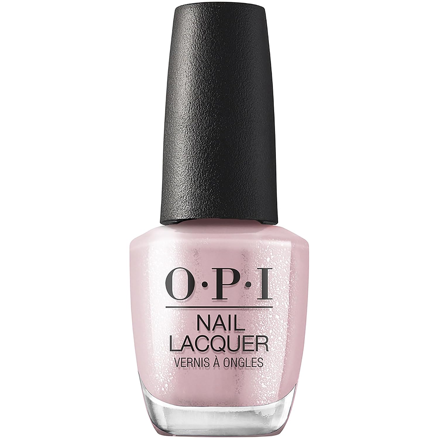 OPI Nail Lacquer Bubble Bath | Sheer Nude Pink Crème Chip Resistant Nail Polish | Fast Drying. Streak Free
