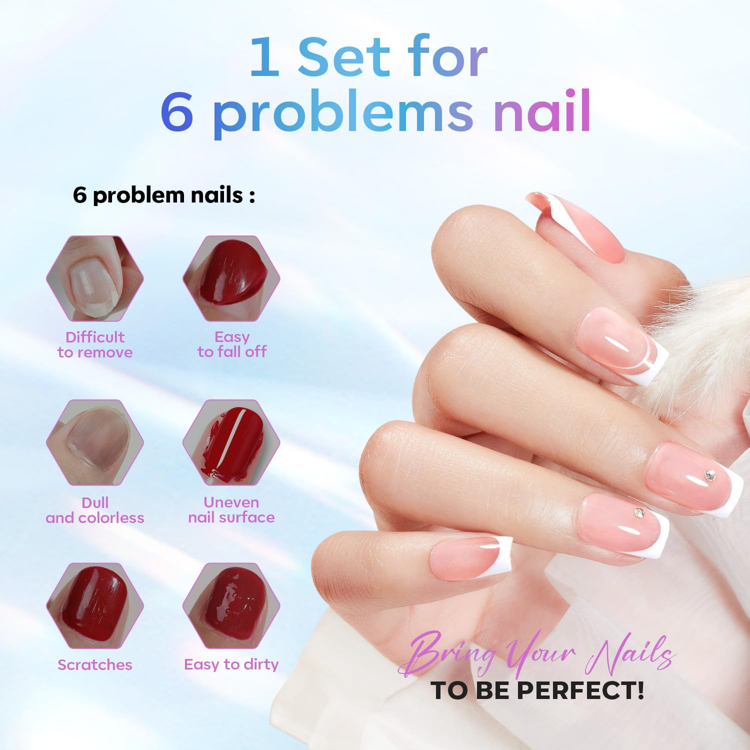modelones Gel Top Coat. 15 ml 2026 Upgrade Super Shiny Base and Top Coat Set. Soak Off Nail Lamp Acid Free No Wipe Clear Base Top Gel Nail Polish : Beauty & Personal Care