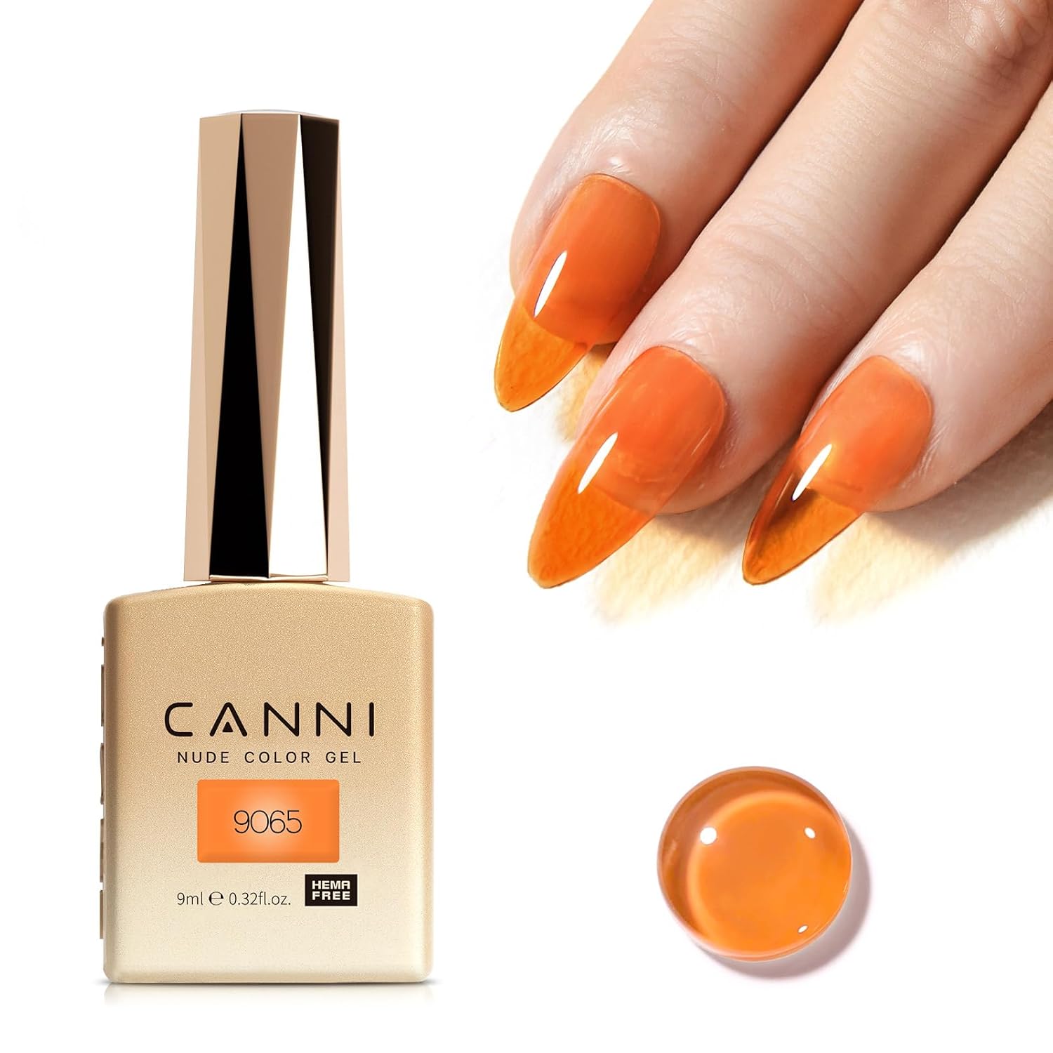 CANNI Light Pink Gel Nail Polish. 1Pcs Baby Pink Gel Polish Soft Pale Color High Gloss Soak Off U V Nail Manicure Salon DIY : Beauty & Personal Care