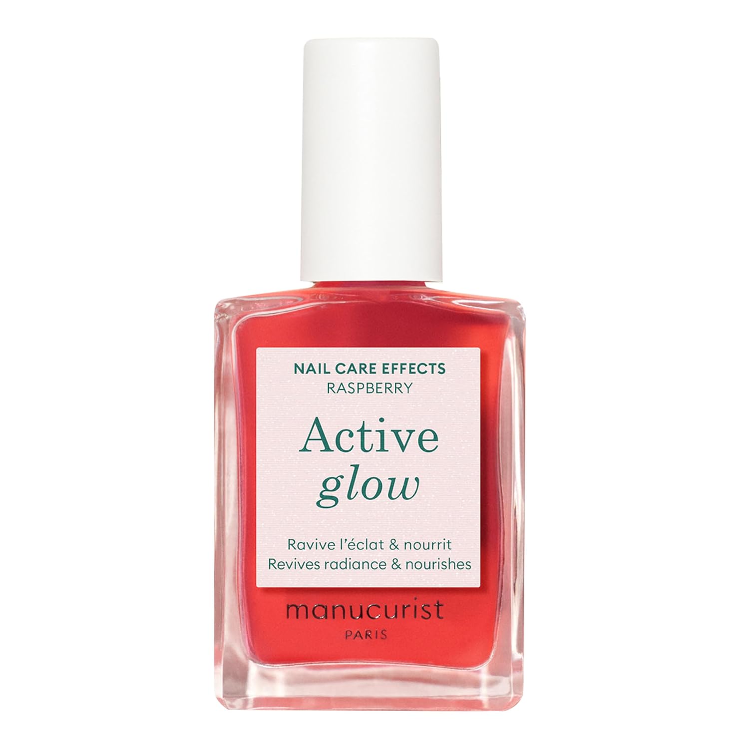 Manucurist Active Blur™ Blurring Treatment Nail Polish – Powder Pink Matte Nails Care with Niacinamide – No Lamp – Vegan & Made in France – Nail Strengthener and Growth for Weak Nails – Plant-Based : Beauty & Personal Care