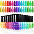 Morovan 15 Bright Color 0.27oz Air Quick Dry Long Lasting Nail Polish Gift Set for Women : Beauty & Personal Care