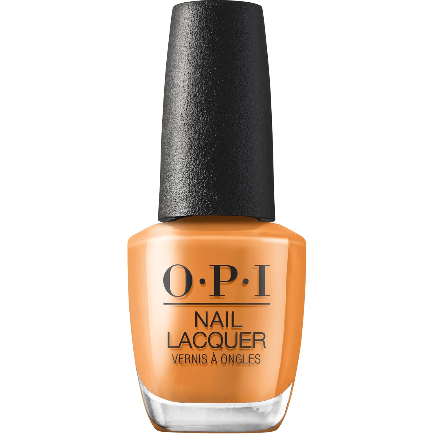 OPI Nail Lacquer Cajun Shrimp | Opaque Bright Orange Crème Chip Resistant Nail Polish | Fast Drying. Streak Free