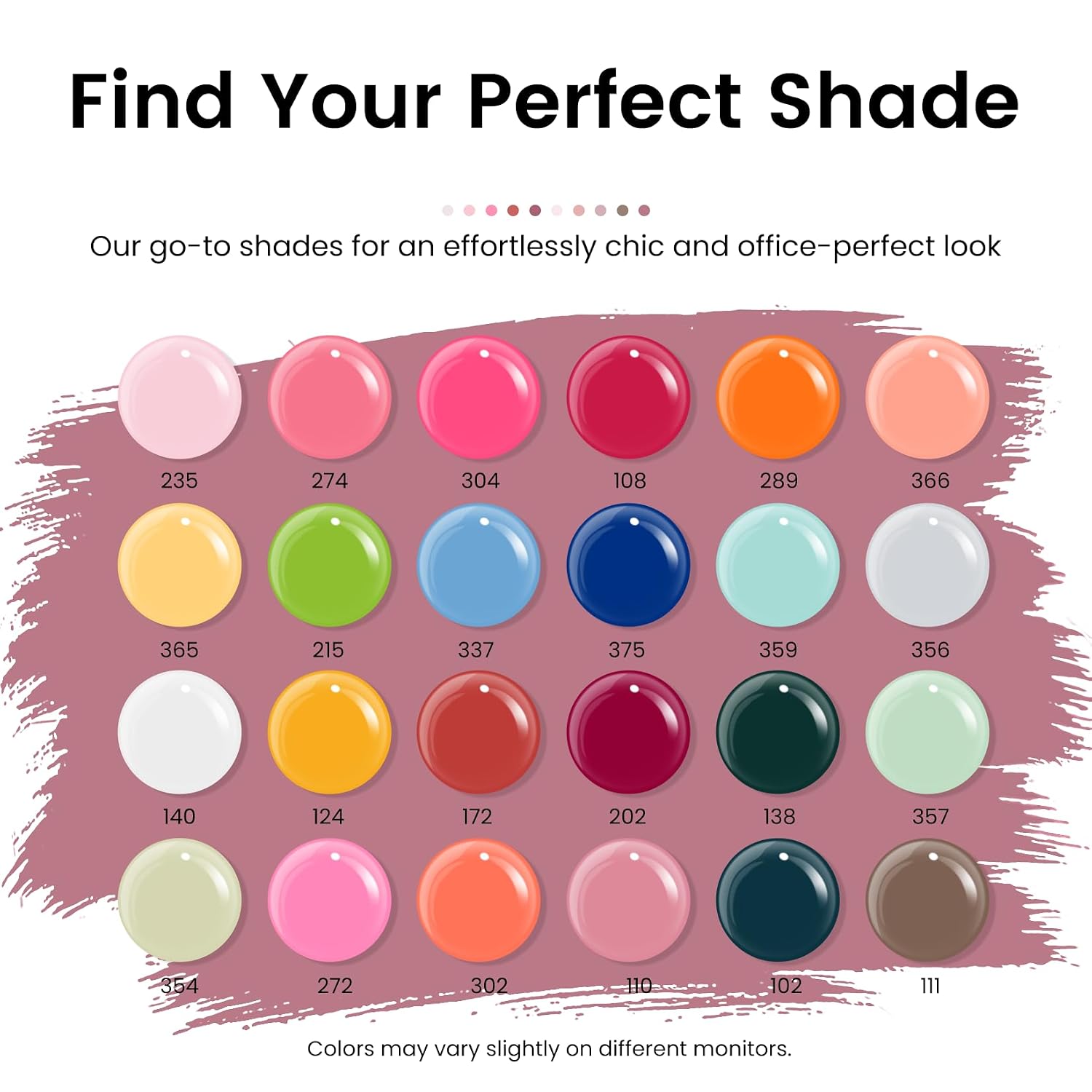 phoenixy 30 PCS Gel Nail Polish. 24 Colors Soak Off Gel Nail Polish Set Pink Blue with Base Matte Glossy Glitter Top Coat Home Manicure Art Beginners Gift for Women : Beauty & Personal Care