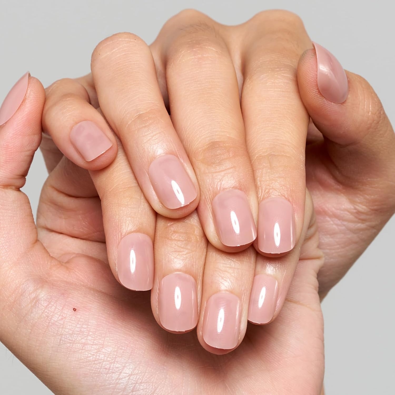 GLAMERMAID Nude Pink Short Press on Nails. Natural Extra Short Squoval Glue on Nails for Women. Coral Pink Square Jelly Soft Gel Fake Nails. Round Reusable Acrylic False Nails Manicure Kit for Women : Beauty & Personal Care