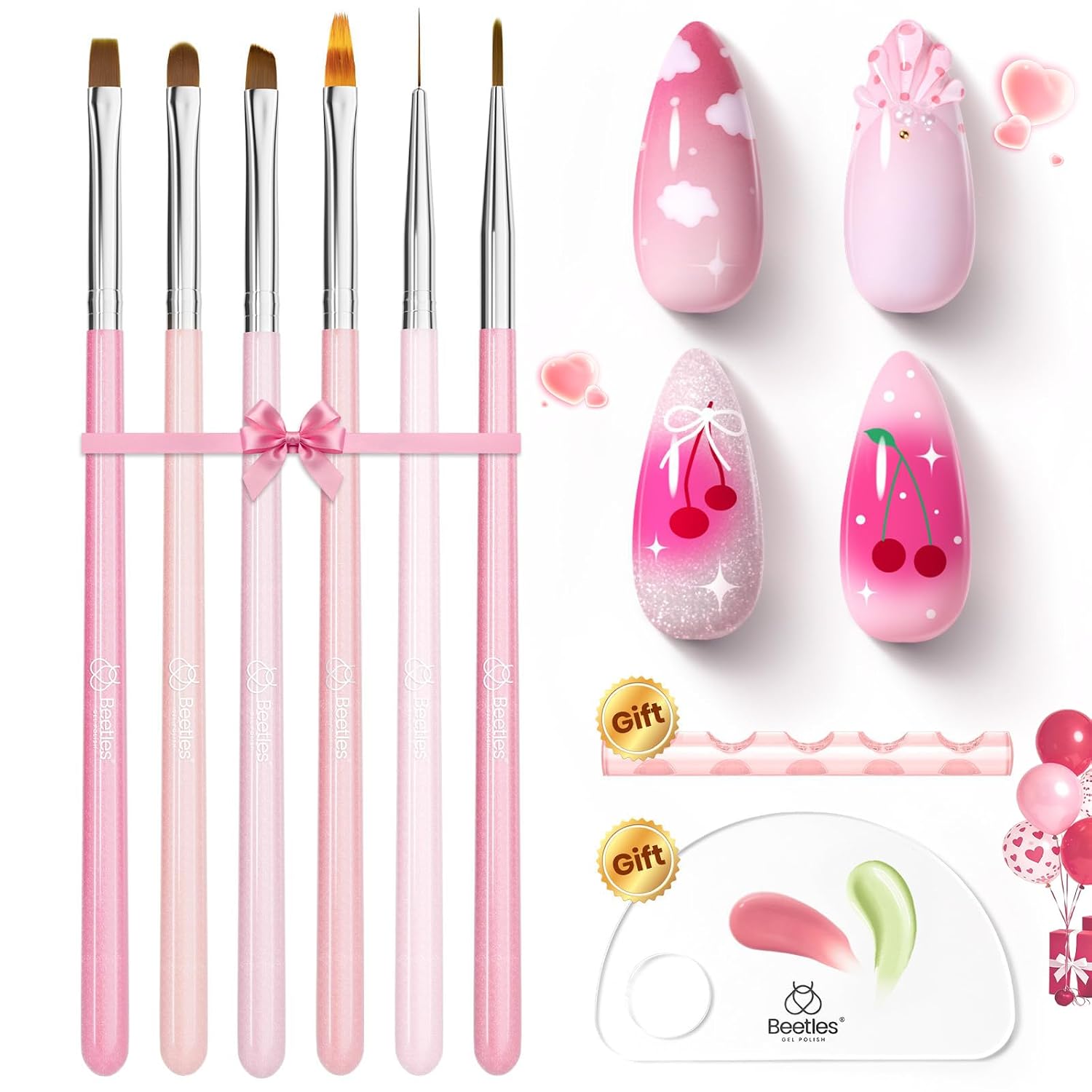Beetles French Manicure Nail Art Stickers 30 Sheets French Tip Tool 3 Designs Self-Adhesive Nail Tips Guides for DIY Decoration Nails Art : Beauty & Personal Care