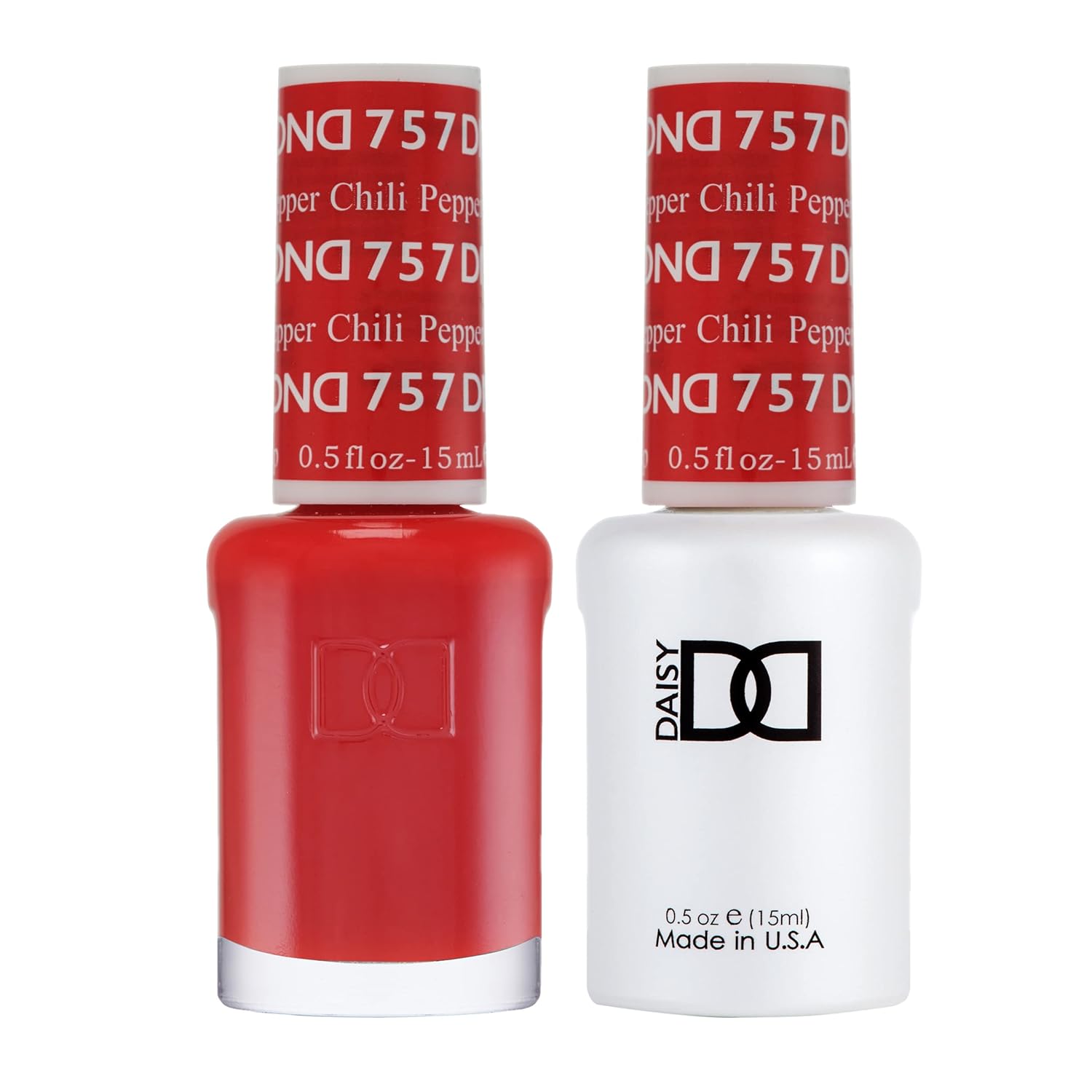 DND Gel Polish Set - 1 each of Red Gel Polish and Red Nail Polish. 430 Ferrari Red. 0.5 Fl Oz : Beauty & Personal Care