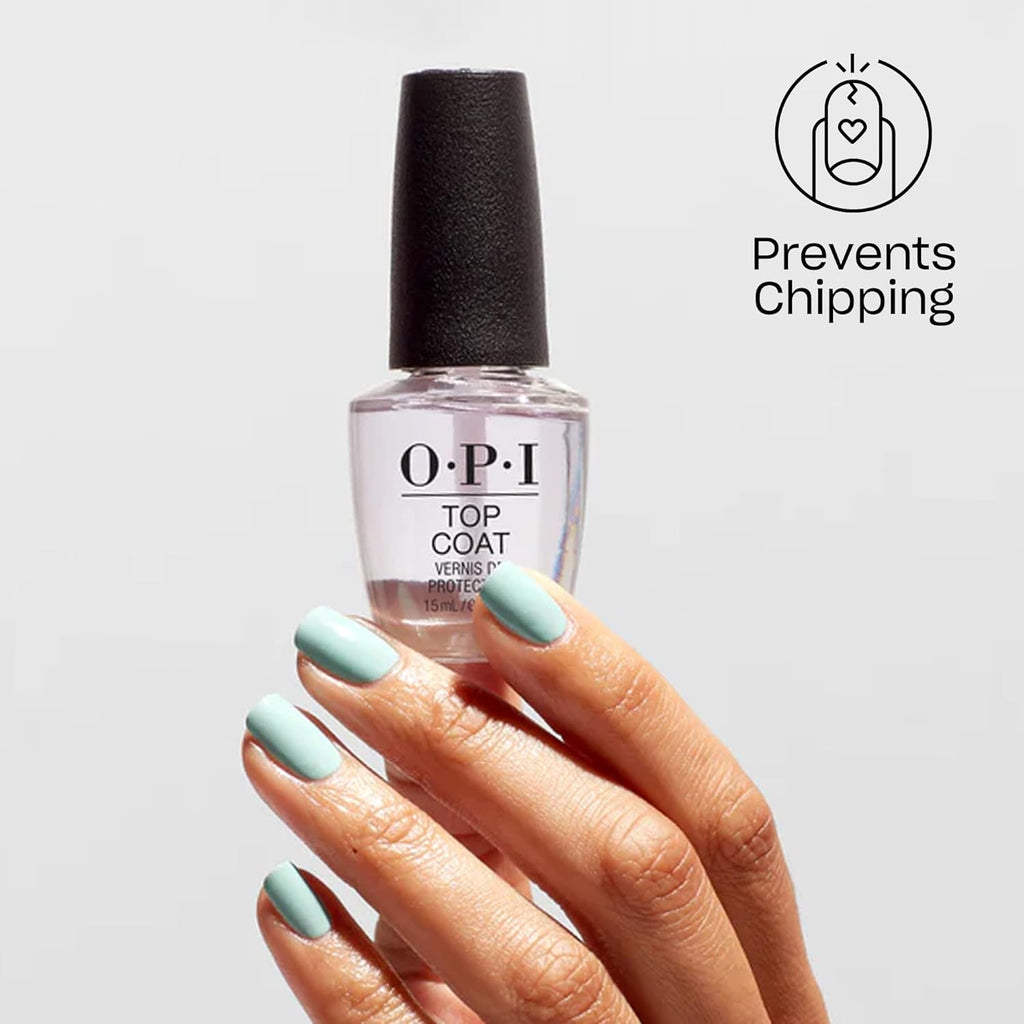 OPI Top Coat | Nail Polish Top Coat | Prevents Chipping. Protects Nails. High Gloss Shine : Beauty & Personal Care
