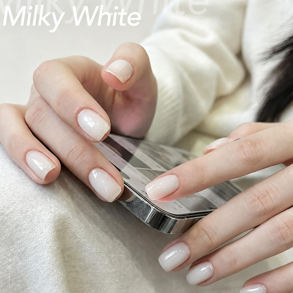modelones Nail Strengthener. Milky White Nail Polish Nail Repair for Damaged Nails Hardener Quick Dry Nail Growth Natural Nail Concealer Foundation Strengthening Nails & Toenails Women Manicurist : Beauty & Personal Care