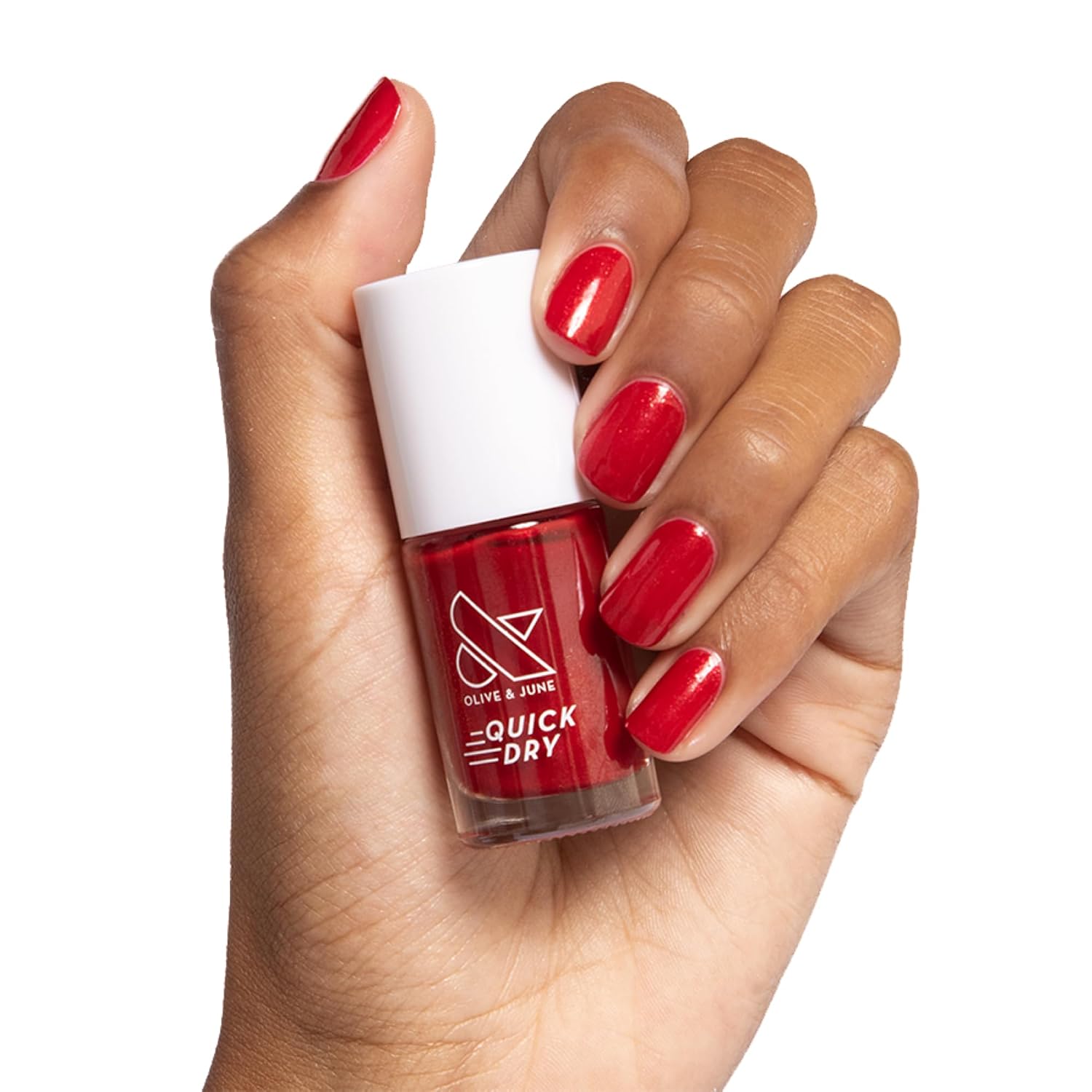 Olive & June Quick Dry Summer Nail Polish | Instant Fast-Drying Smudgeproof | 15-free Vegan Cruelty-Free | Lasts up to 5 Days | Salon-Quality Manicure Pedicure at Home | Swan Opaque White : Beauty & Personal Care