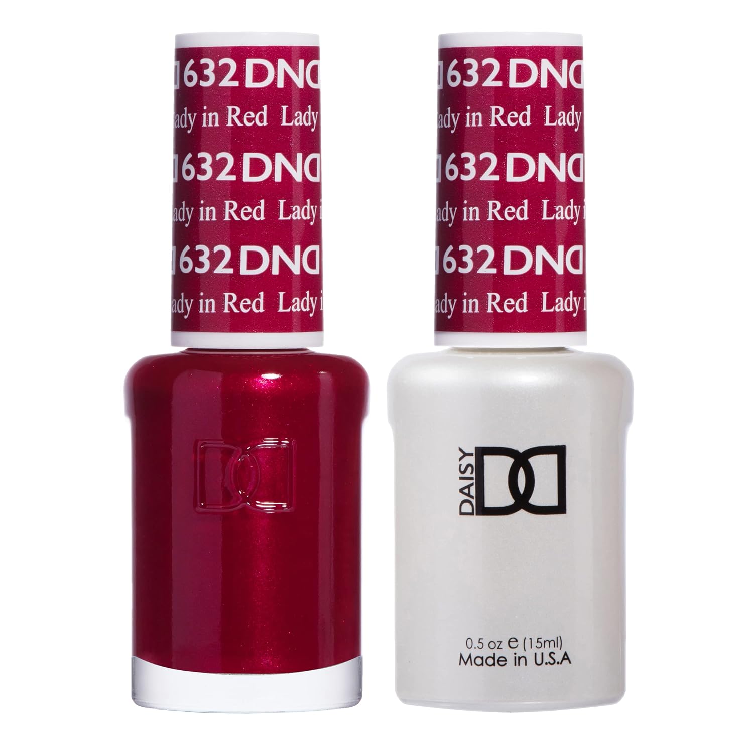 DND Gel Polish Set - 1 each of Red Gel Polish and Red Nail Polish. 430 Ferrari Red. 0.5 Fl Oz : Beauty & Personal Care