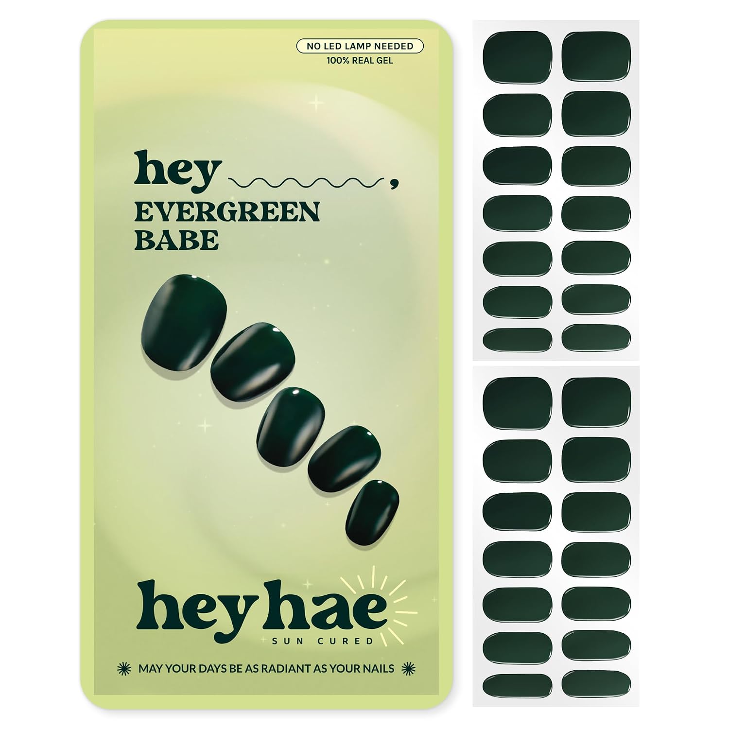 Heyhae Semi Cured Gel Nail Strips | No LED Lamp Needed | Solid. Pink. Spring | Easy Apply & Remove. Salon Quality | Includes 28 Strips. 1 Prep Pads. Nail File & Wooden stick - Hey. Strawberry Picking? : Beauty & Personal Care