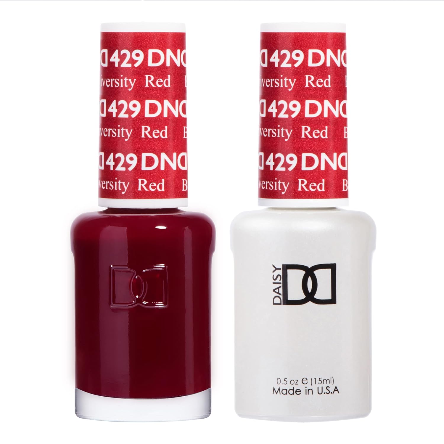 DND Gel Polish Set - 1 each of Red Gel Polish and Red Nail Polish. 430 Ferrari Red. 0.5 Fl Oz : Beauty & Personal Care