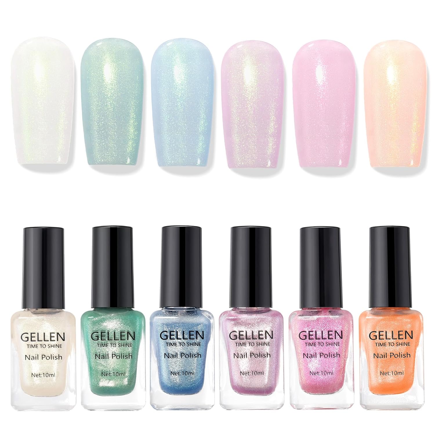 GELLEN Nail Polish Neutral Earth Tones. Nude Dusty Rose Fall Winter Air Dry Regular Nail Polish 6-color Set for Finger Toe Nails Home Salon All Seasons. Not UV Gel. Hema Free. Non Toxic. TPO Free : Beauty & Personal Care